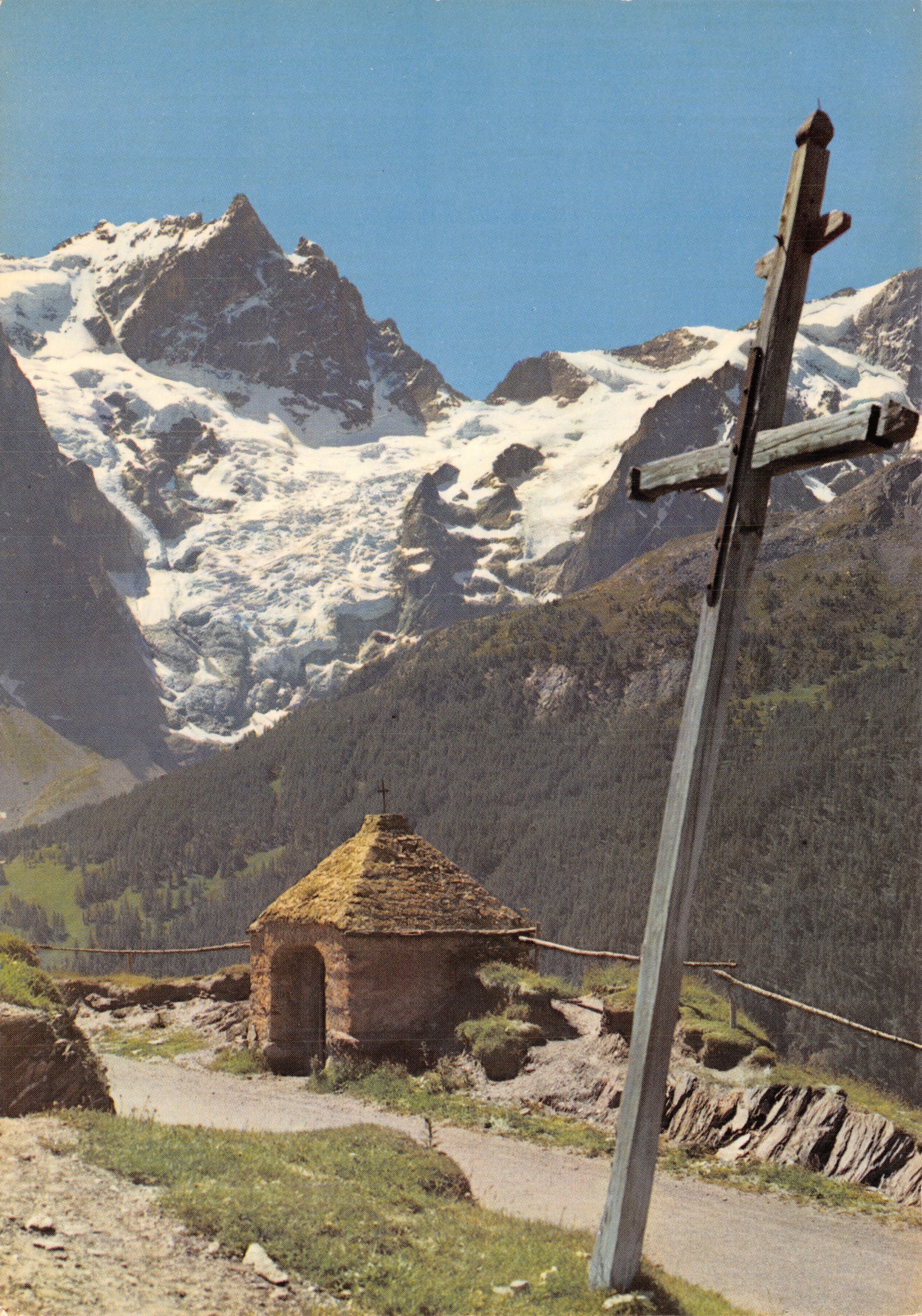 Oratoire du Chazelet — Grand Pic de la Meije (alt. 3983 m.) — Éditions Grenoble SPADEM