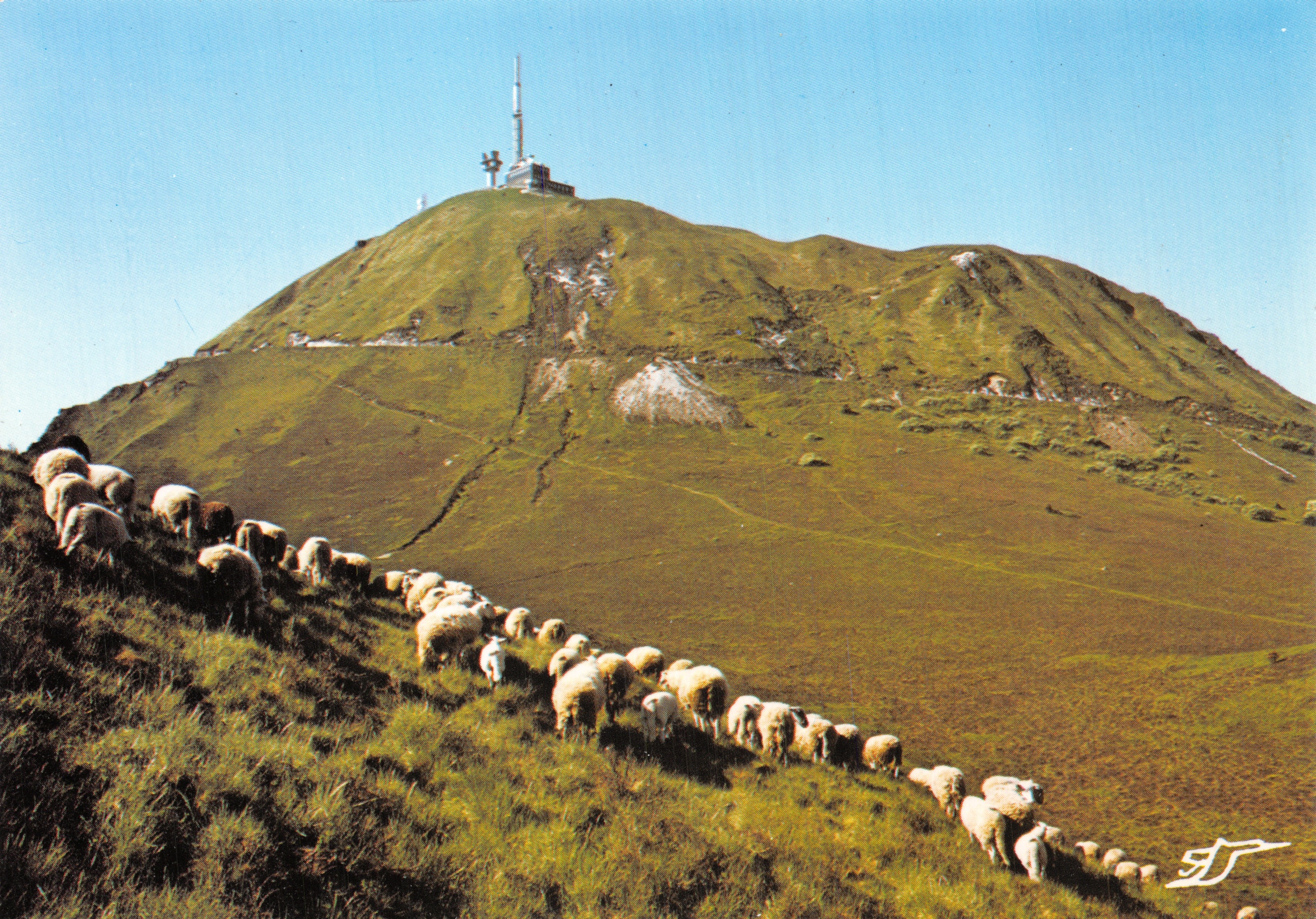Puy-de-Dôme — televisiereceptor bovenop — uitgever CIGOGNE, nummer 63.263.37