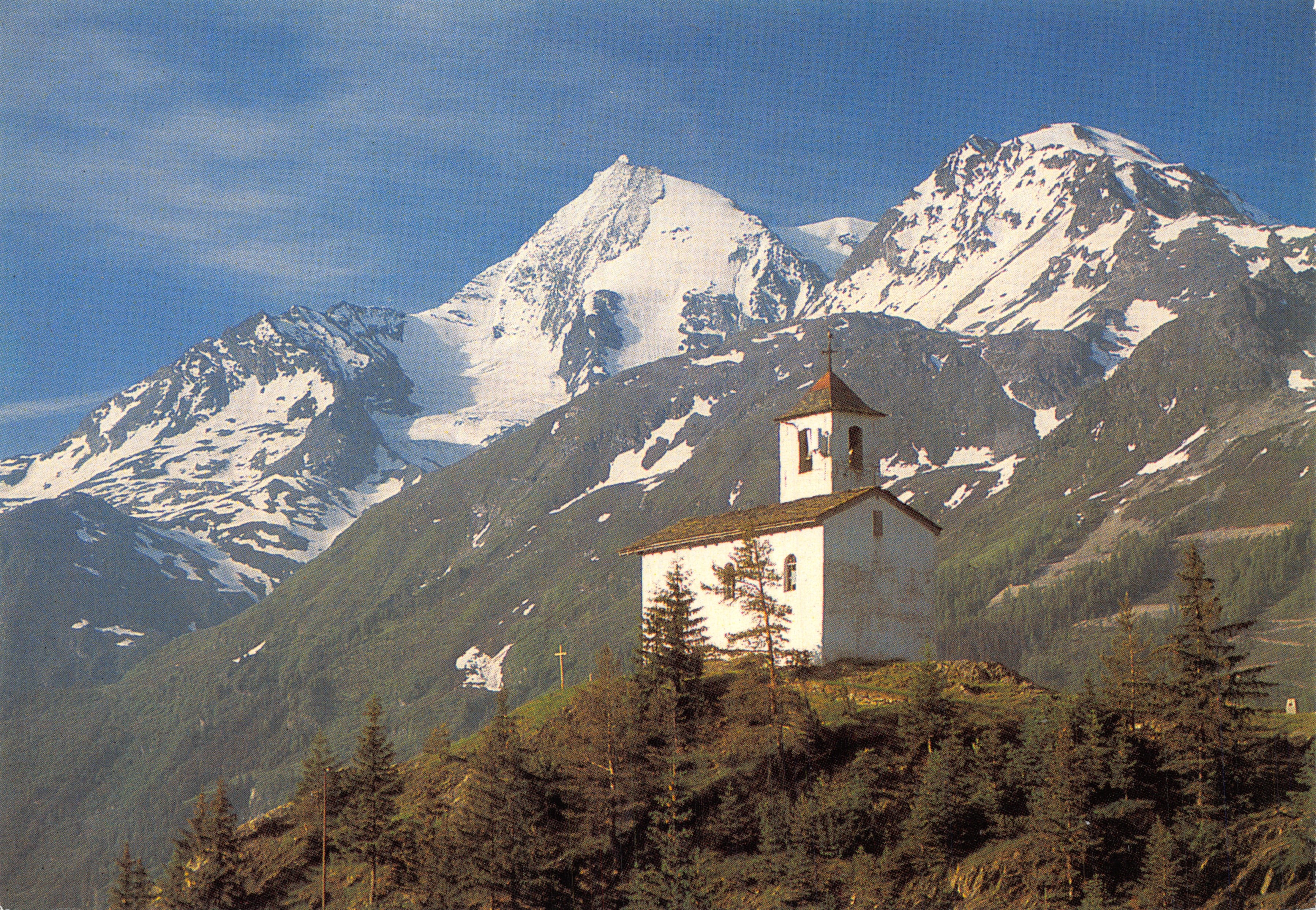 Savoie - Valle de la Tarentaise — La capilla de San Miguel al pie del Mont Pourri — Impreso en C.E.E. n° 730014