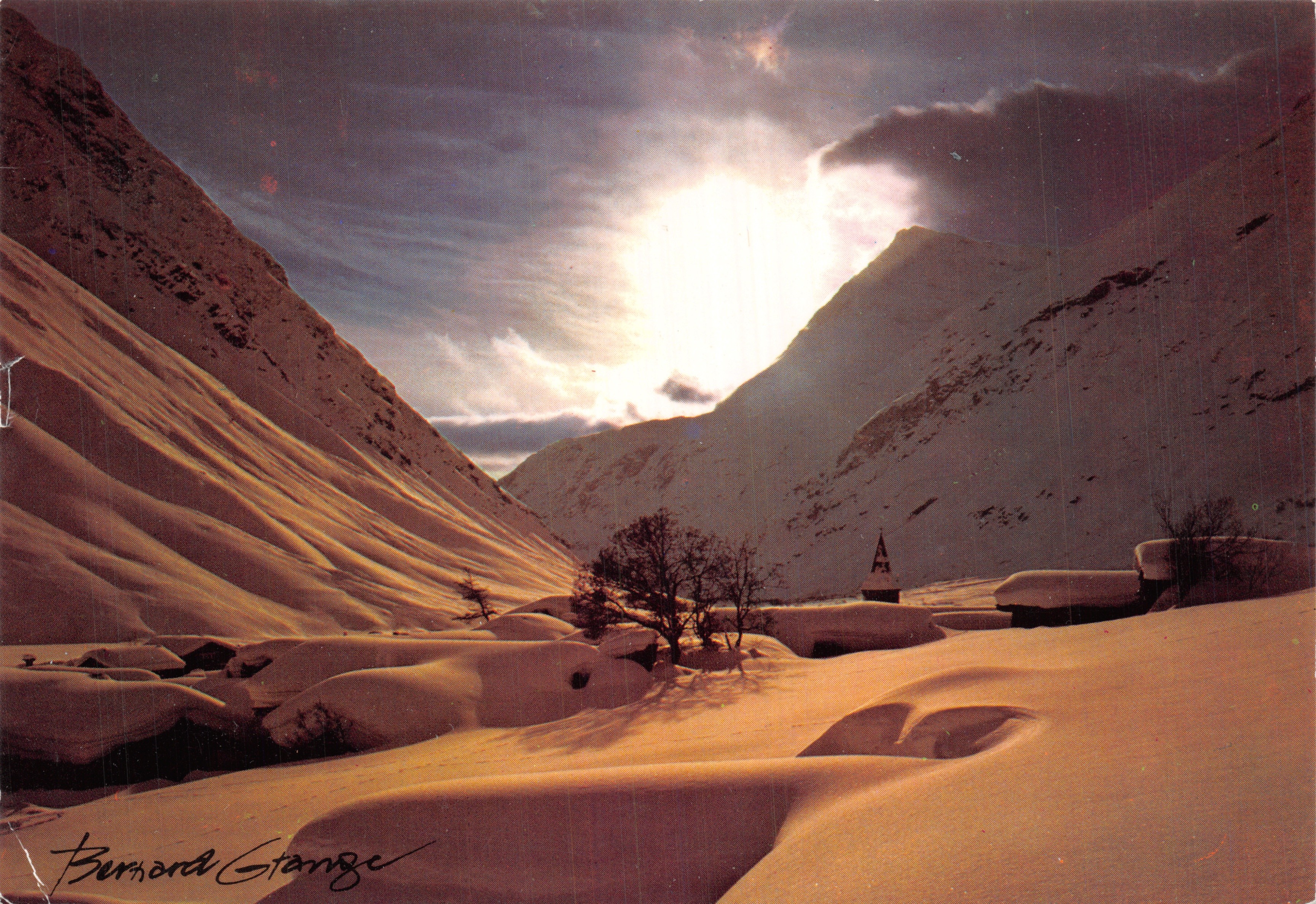 Valle nevada — vista de Haute-Savoie — editor Bernard Grange