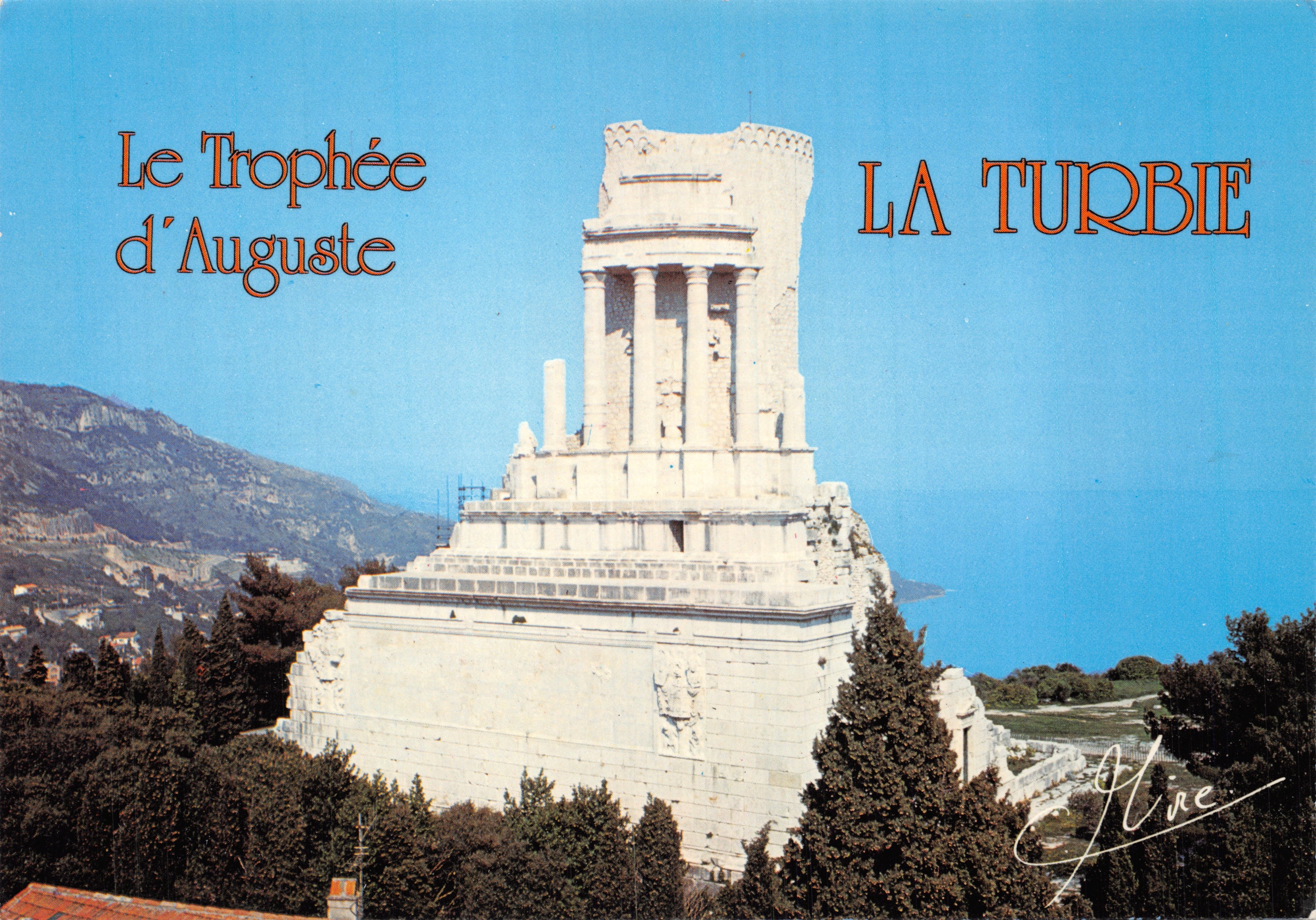 La Tour d'Auguste — Monument à La Turbie — Éditeur M.I.R.E. Menton