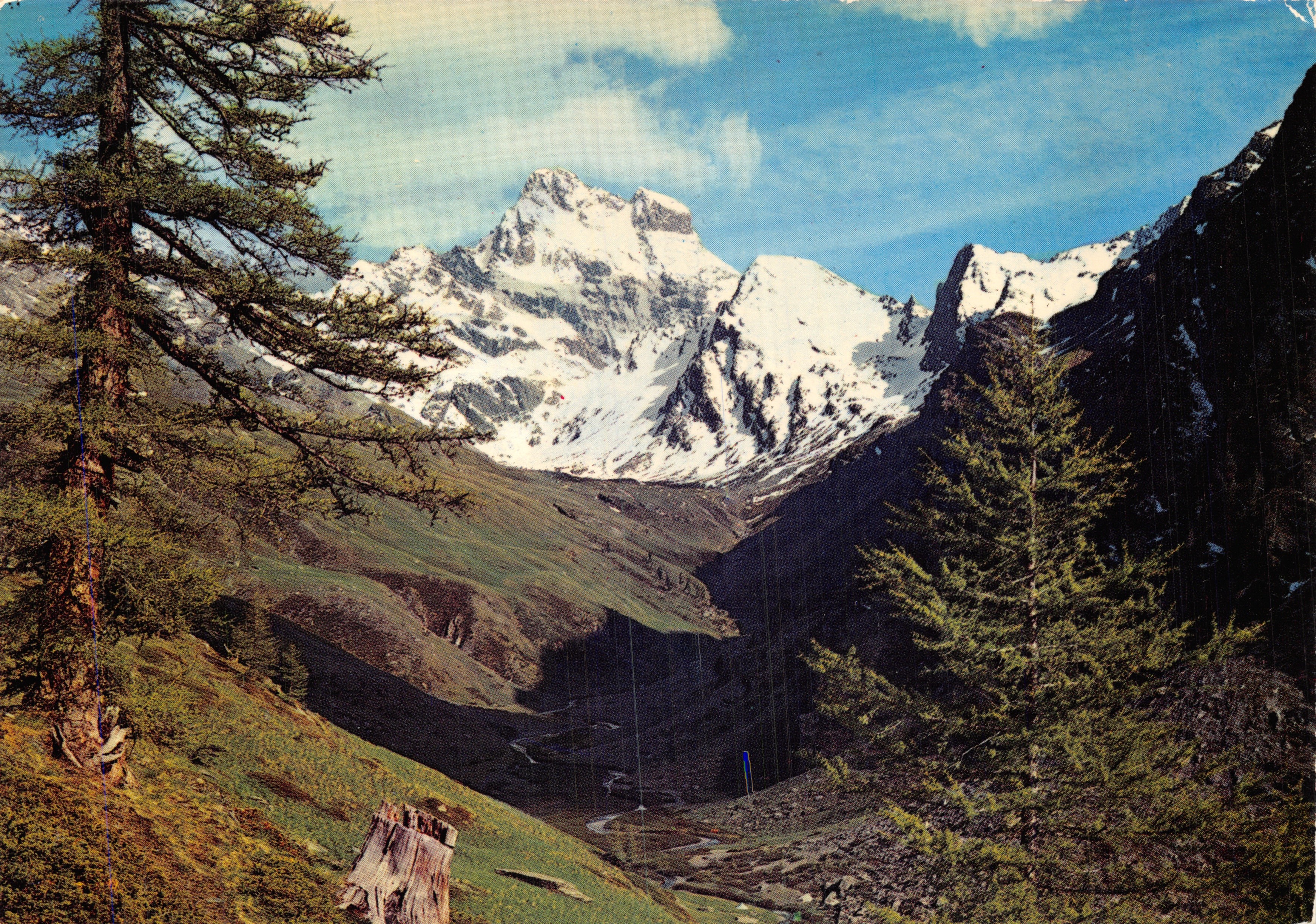 Mont Viso en het Guil — alpin uitzicht — Éditions Grenoble SPADEM, n° 05 PE 4
