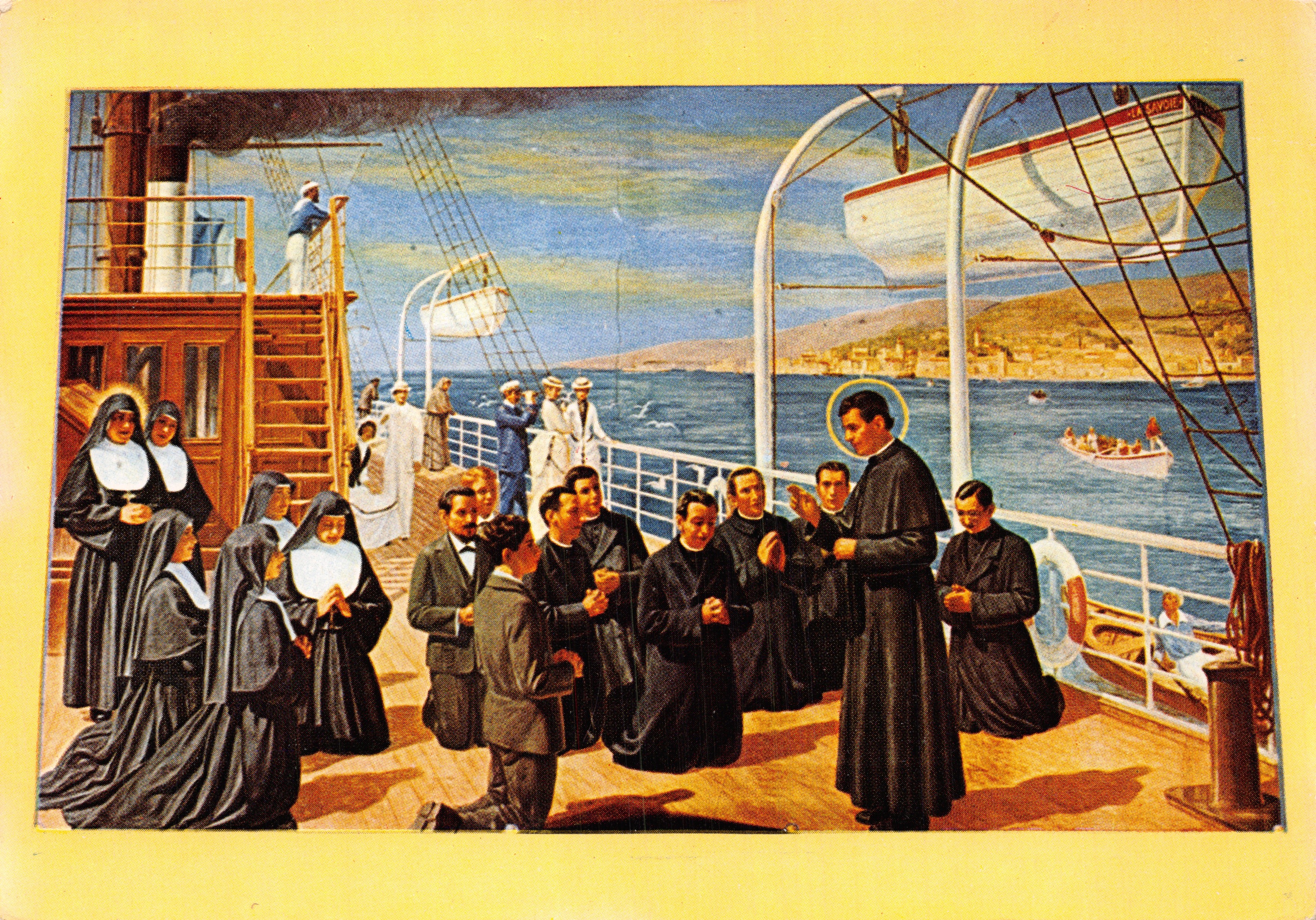 Départ des premières missions pour la Terre de Feu — Église Sanctuaire N.-D. Auxiliatrice, Nice (A.-M.)