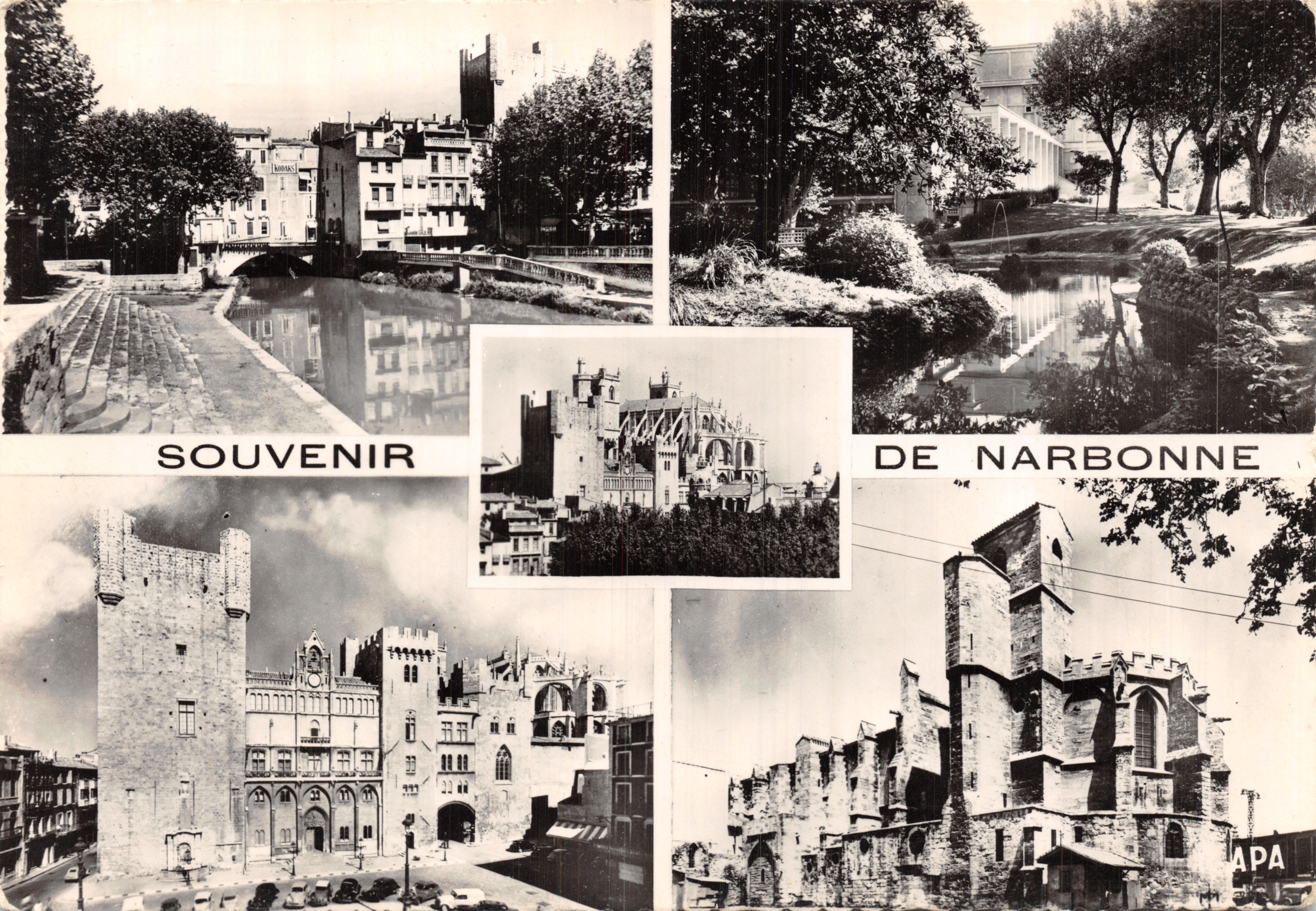 Narbonne — Souvenir de Narbonne — éditeur APA