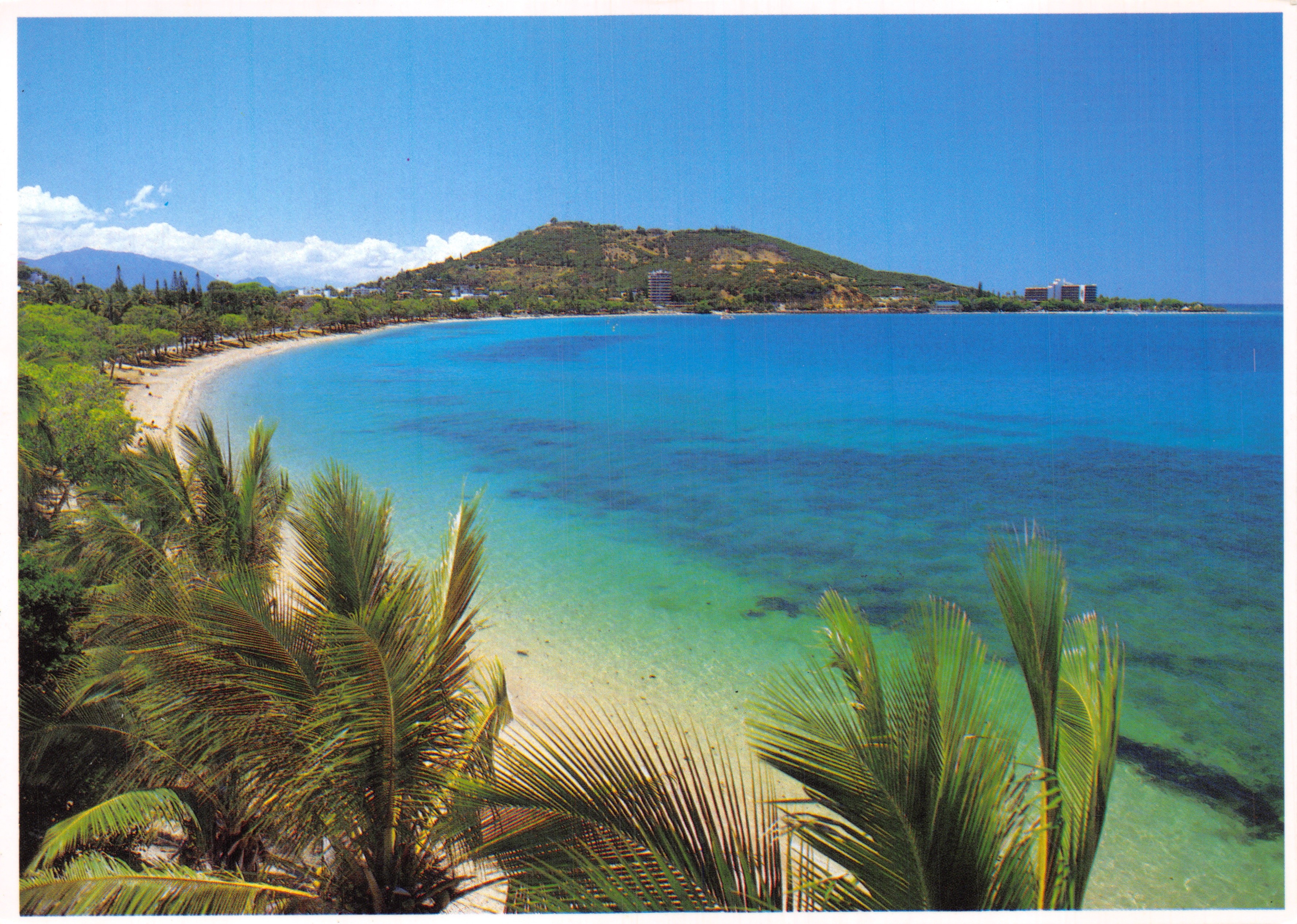 Anse-Vata — vista panoramica della spiaggia e della baia — Editions Solaris Nouméa, n. 709