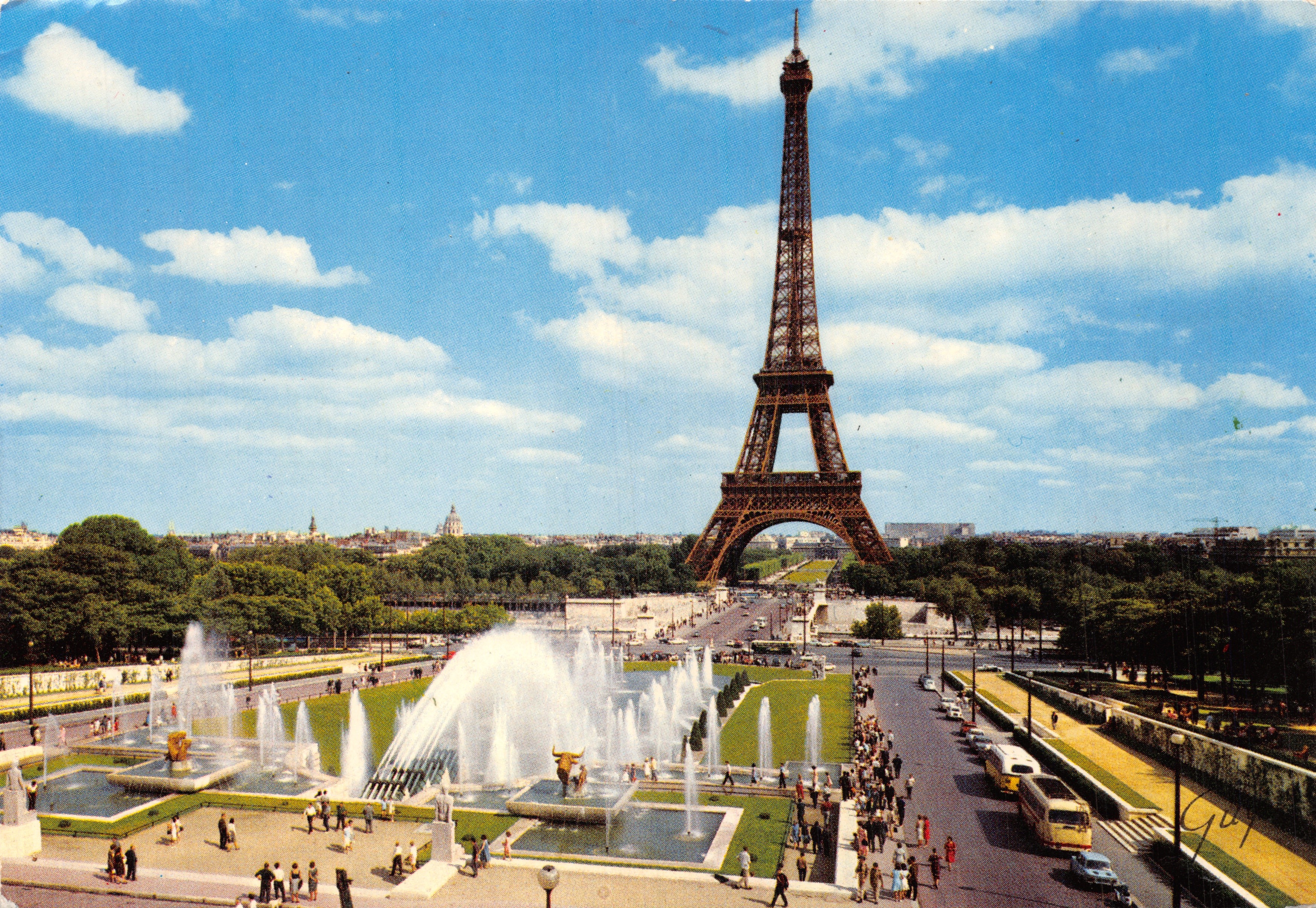 Parigi e le sue meraviglie — I giardini del Trocadéro e la torre Eiffel (1887-1889) — Éditions GUY
