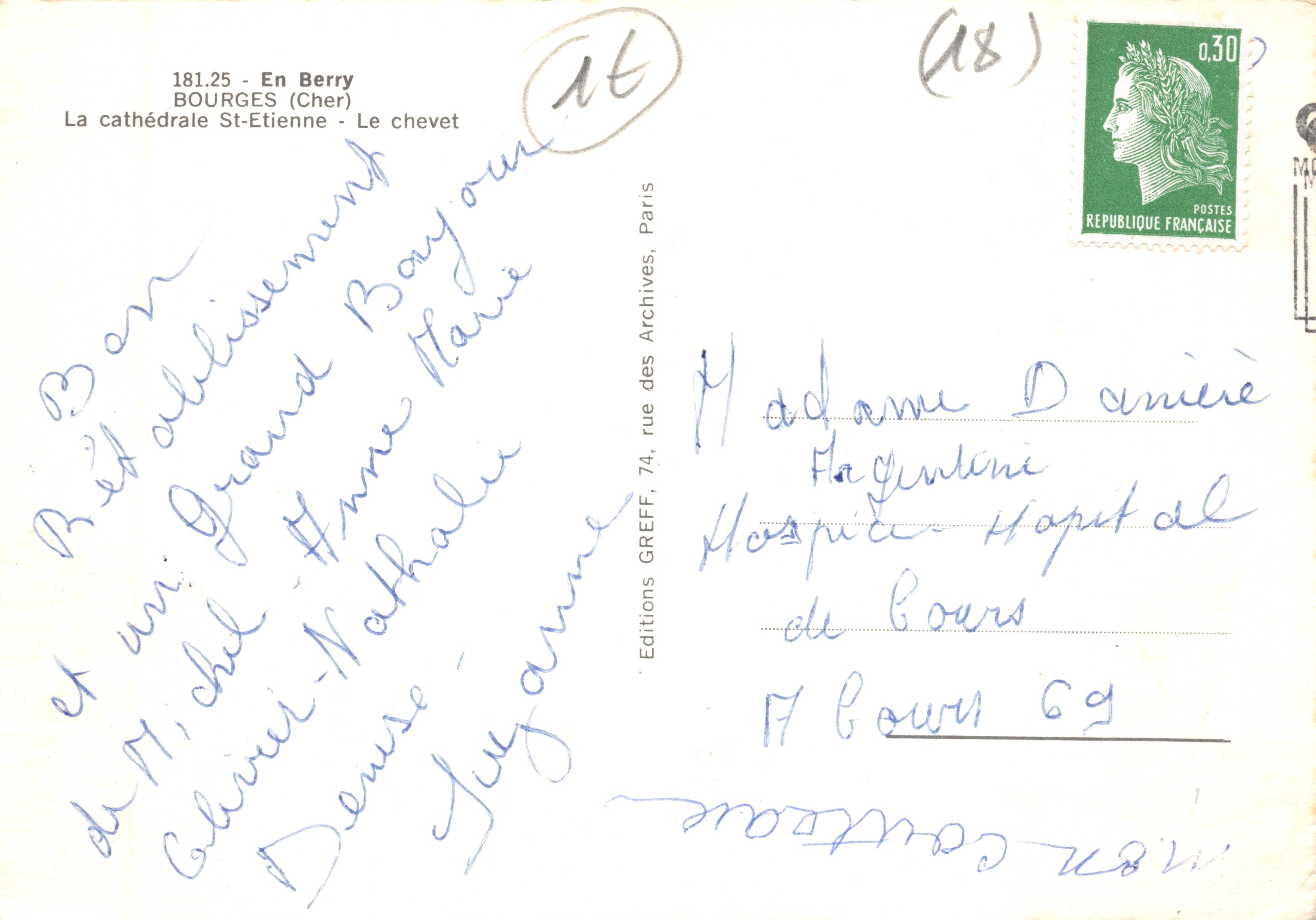 Bourges — Catedral de Saint-Étienne — Editions GREFF, Paris — Reverso