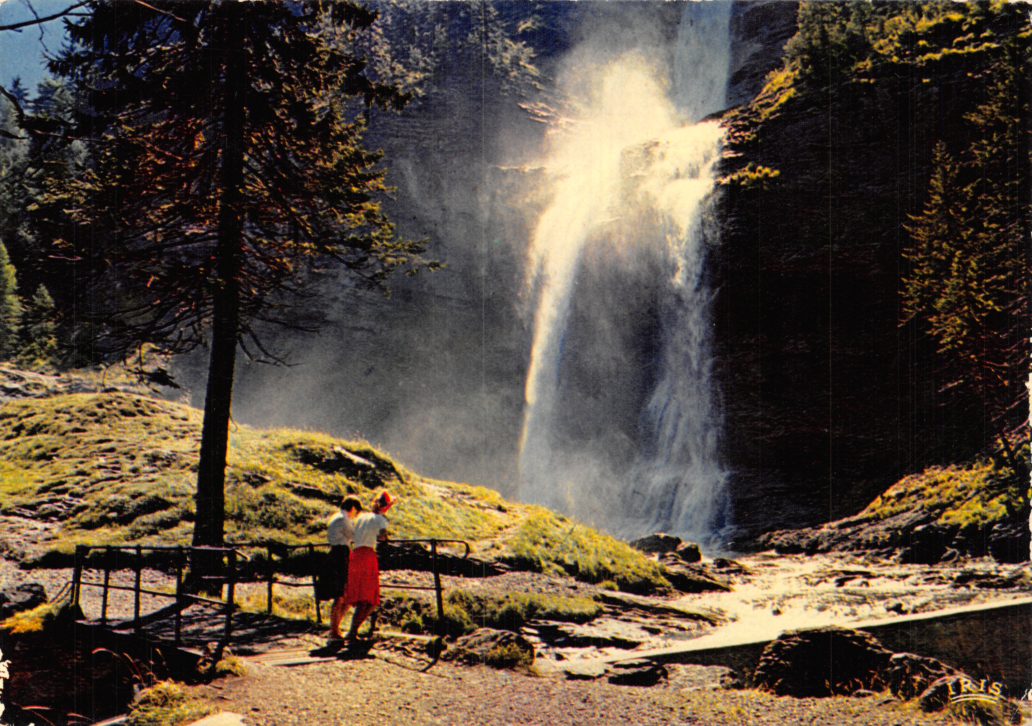 Wasserfallansicht — Ansicht von Tolcarquier — Verlag IRIS