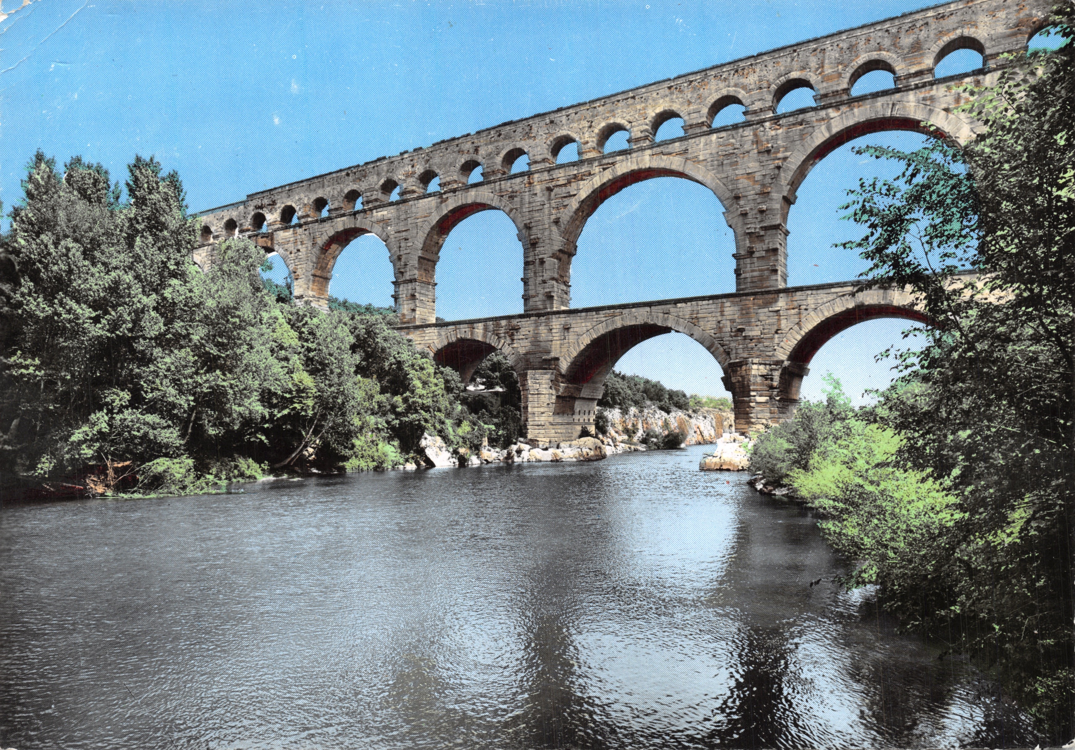 Pont du Gard — Romeinse aquaduct (50 v.C.) — Éditions S.E.P.T. NICE