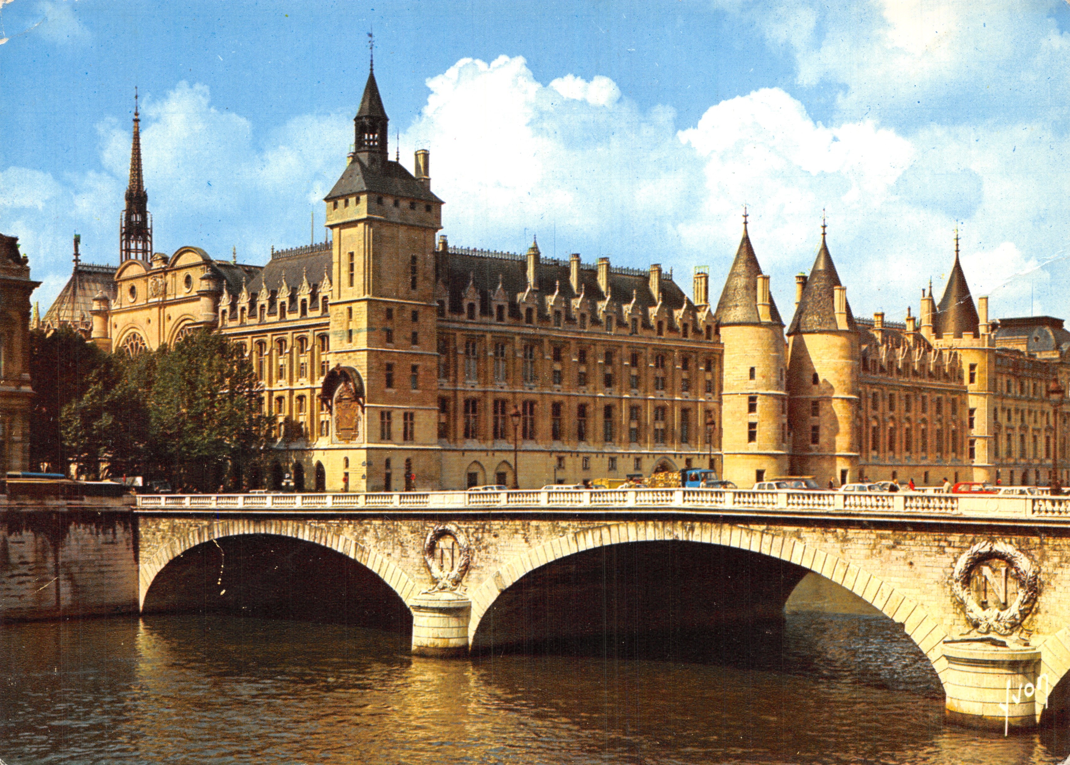 Paris — La Conciergerie, la Sainte-Chapelle et le Pont-Neuf — Éditions d'art Yvon