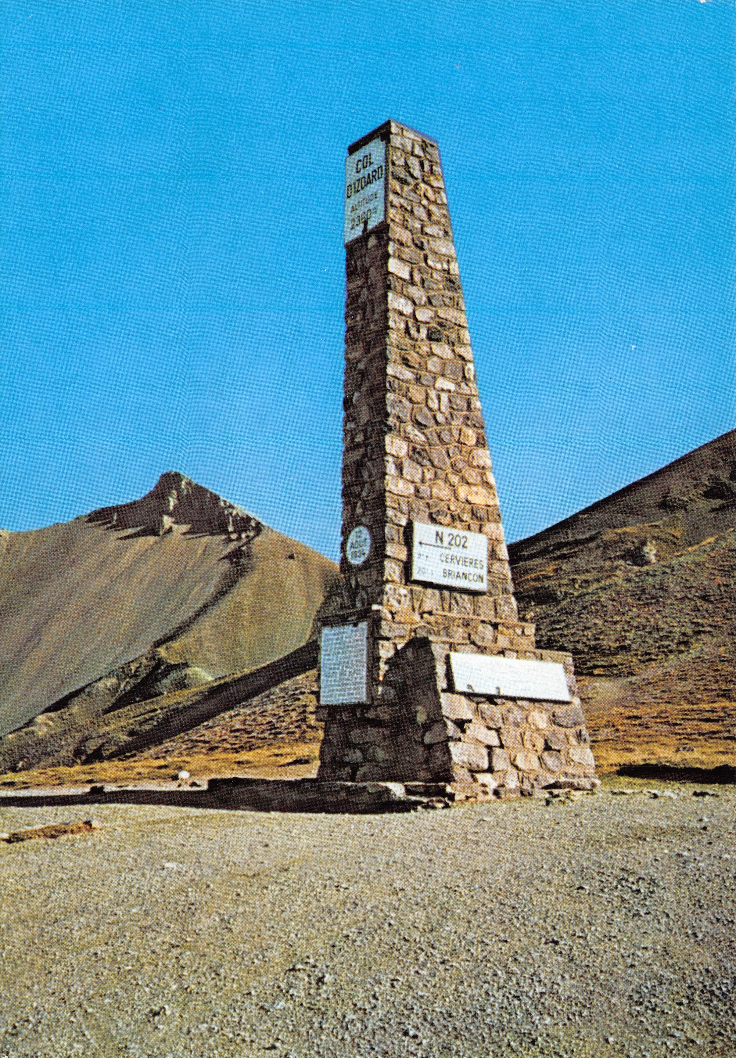 Col Dizzardo — steenmonument — Guion Roger - Gedrukt in Italië