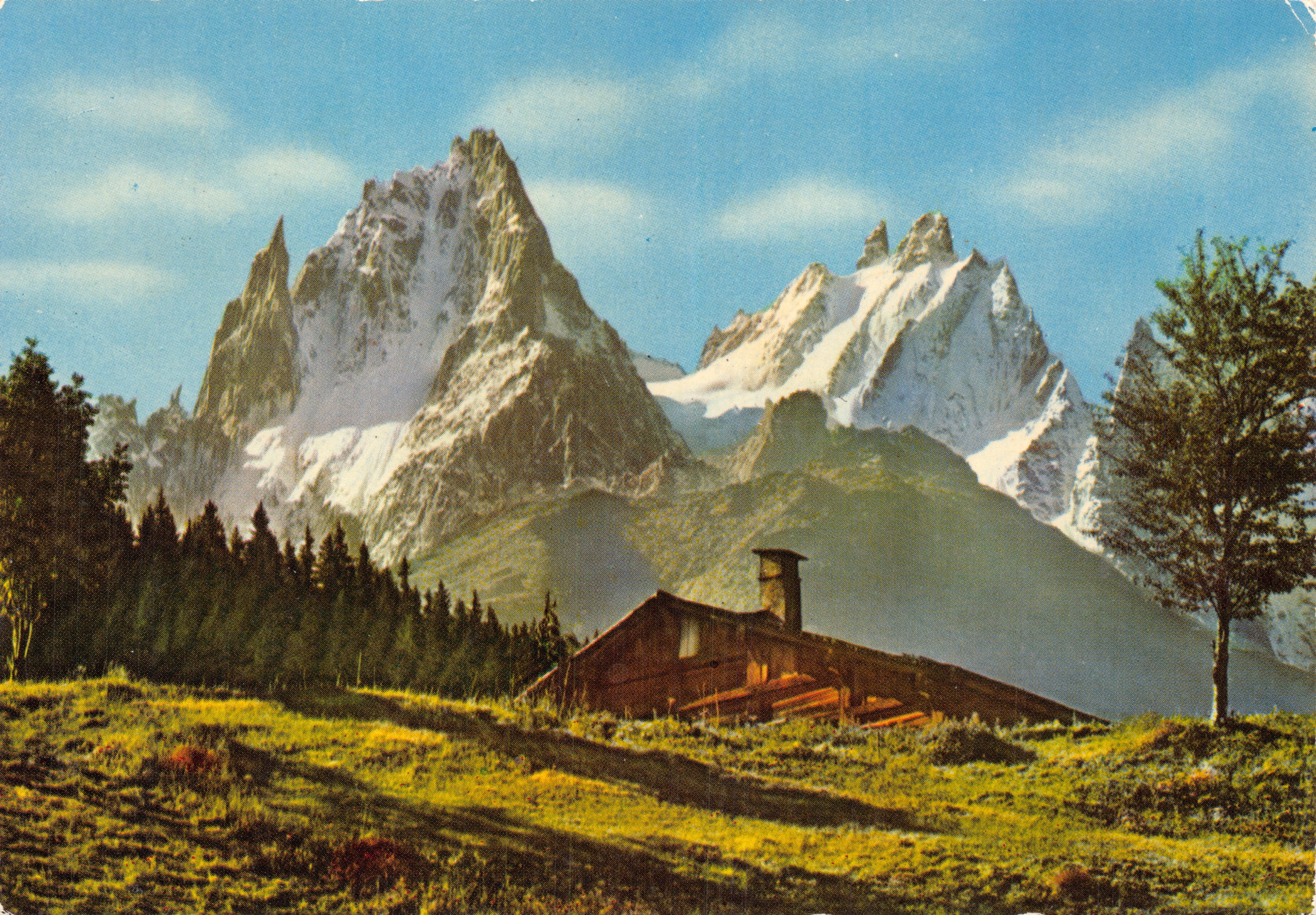 Aiguilles du Mont-Blanc — Grands Charmoz en Blaitière — uitgave Toute reproduction interdite