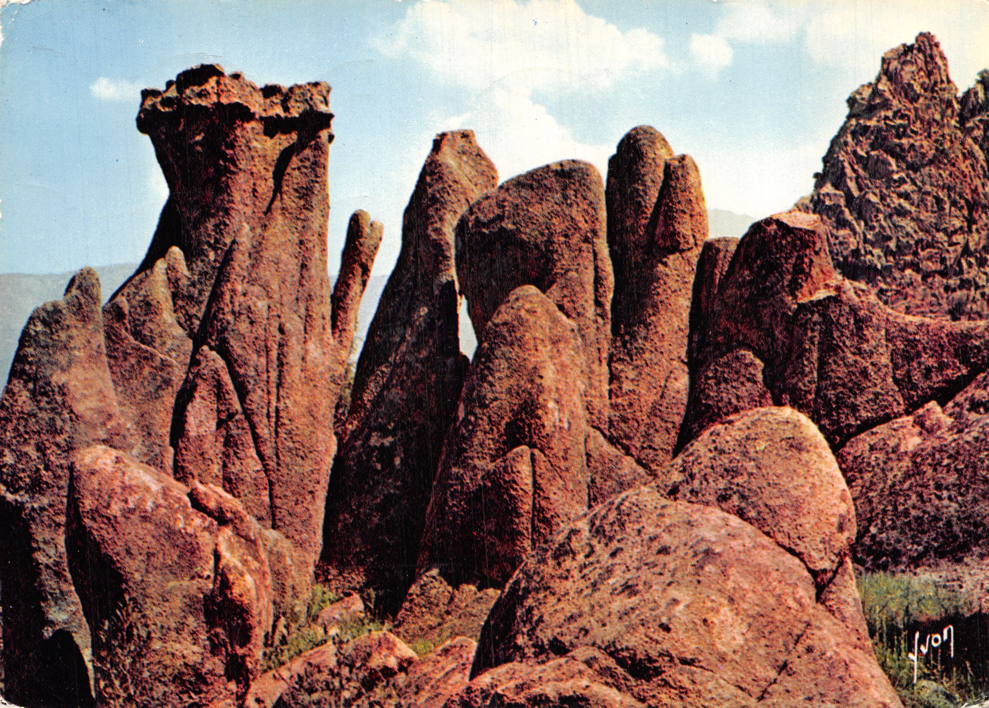 Les Calanche — Natuurlijke curiositeiten van Corsica — Éditions Martel