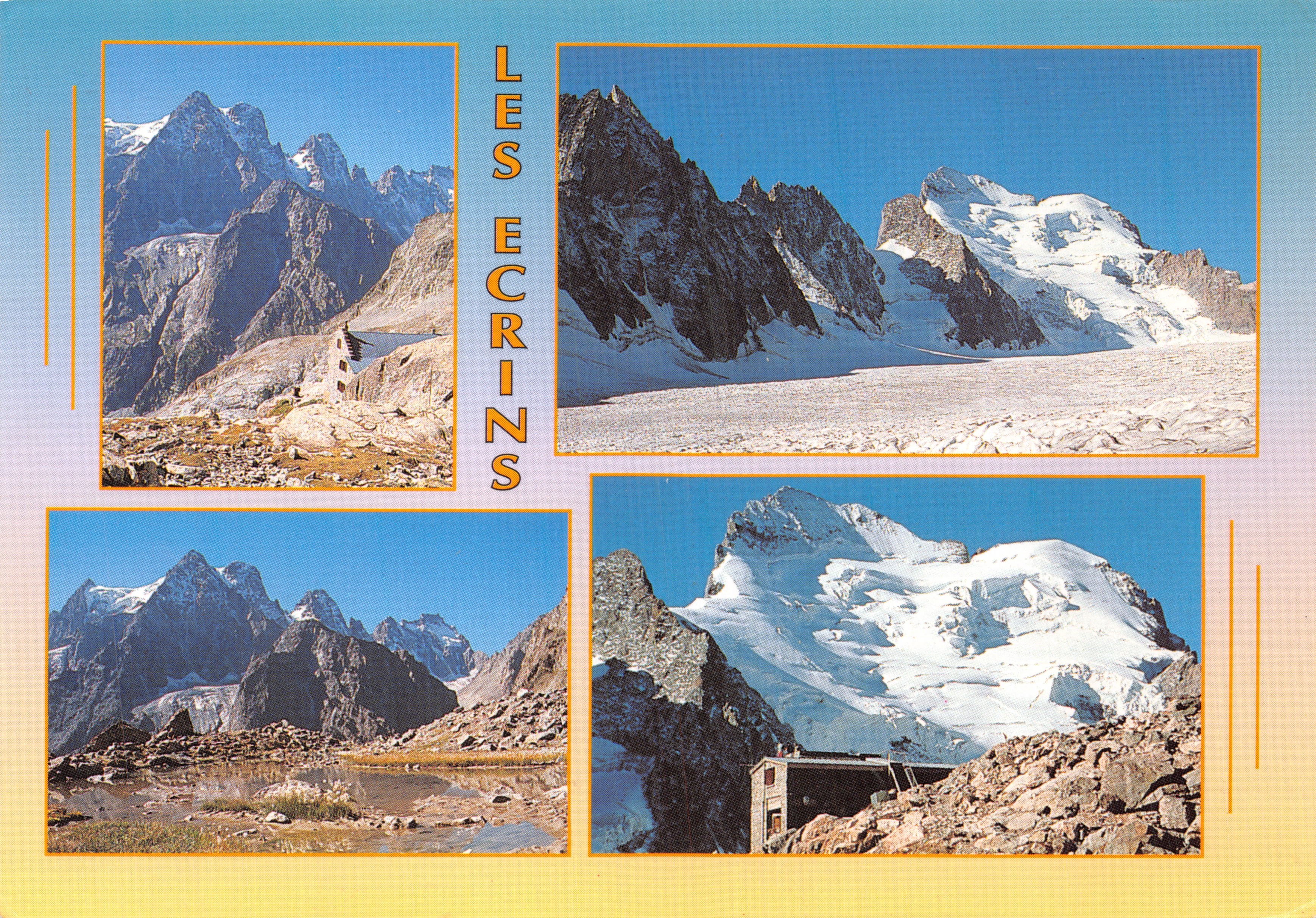 I Écrins — Montagne innevate e rifugio — editore diffu-cartes