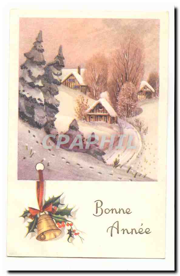CPA Fantaisie Bonne annee
