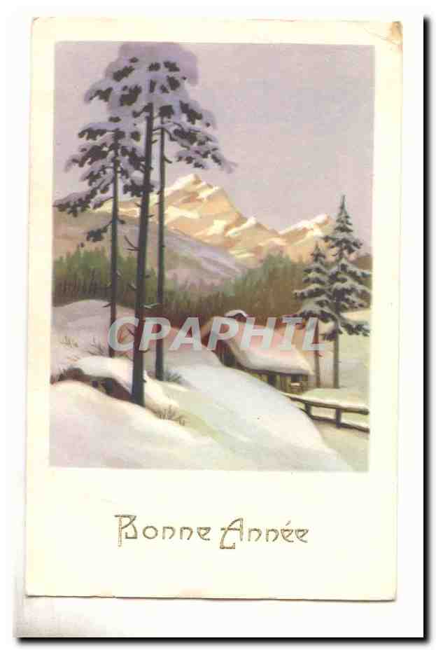 CPA Fantaisie Bonne annee