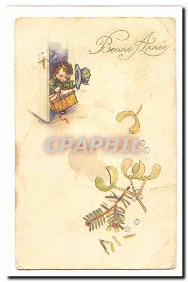CPA Fantaisie Bonne annee