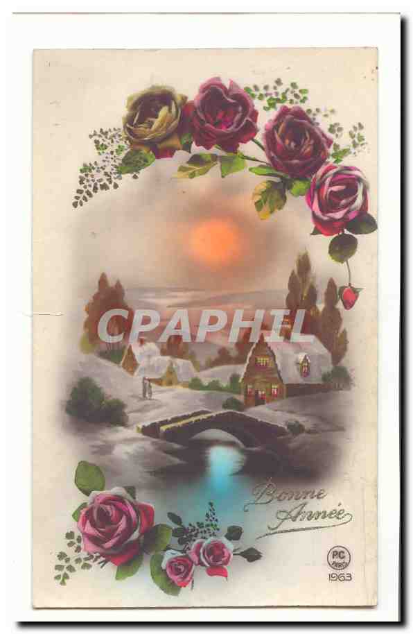 CPA Fantaisie Bonne annee