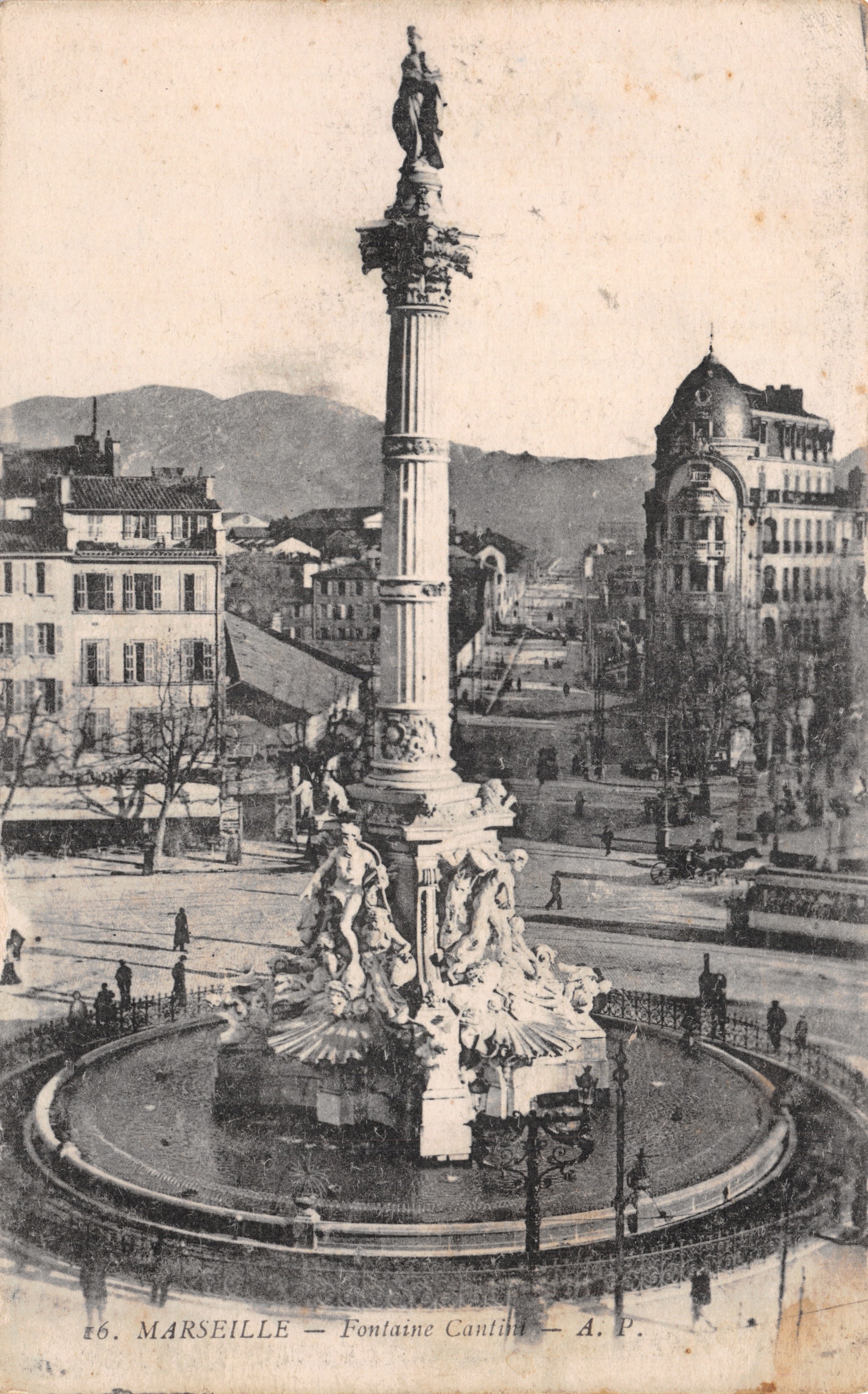 Marseille — Fontaine Cantini — A.P. (éditeur)
