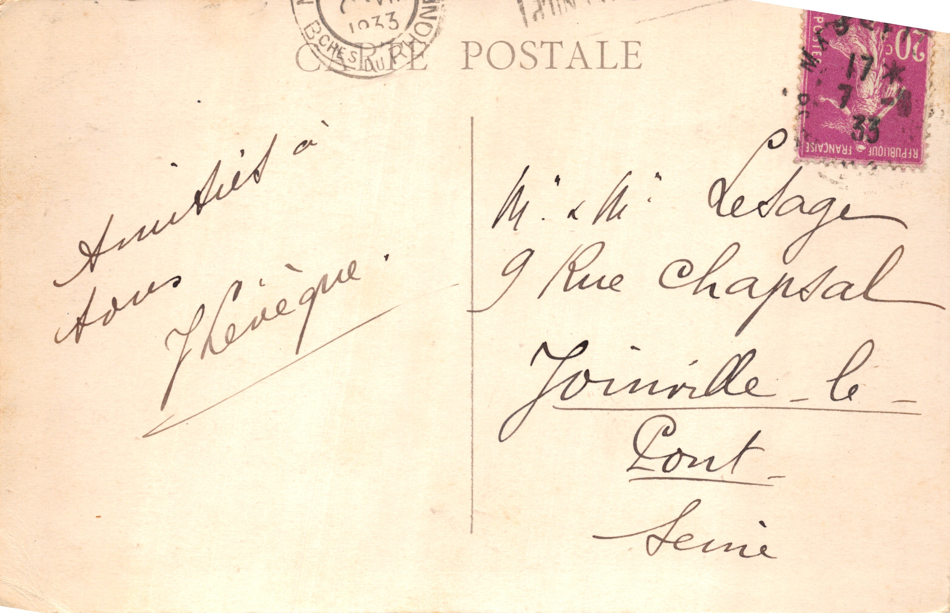 Marseille — Le Château D'If — éditeur IMPRIMÉ SUR LA CARTE — Back