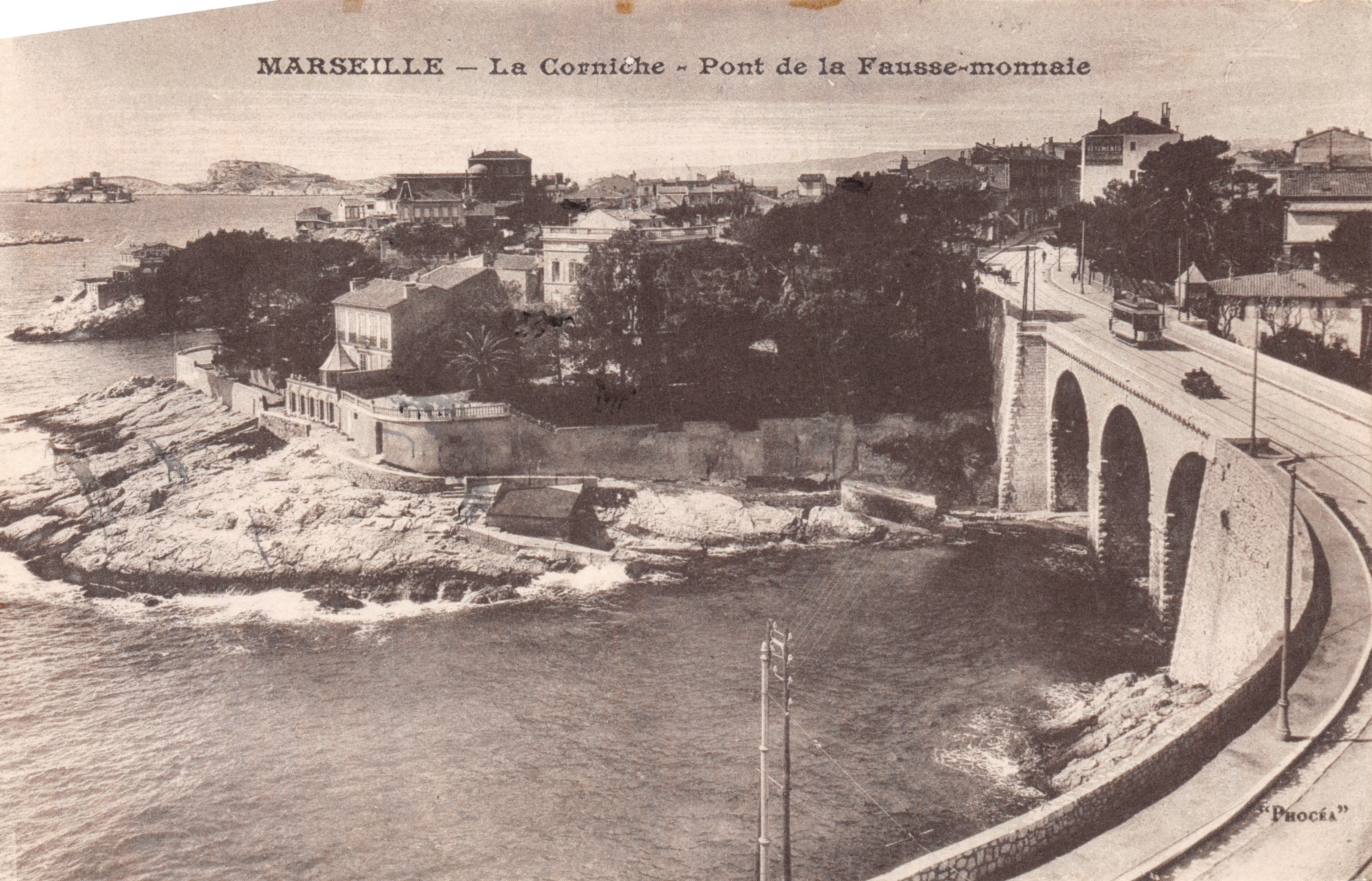 Marseille — La Promenade — Pont de la Fausse-monnaie — editore Phocéa