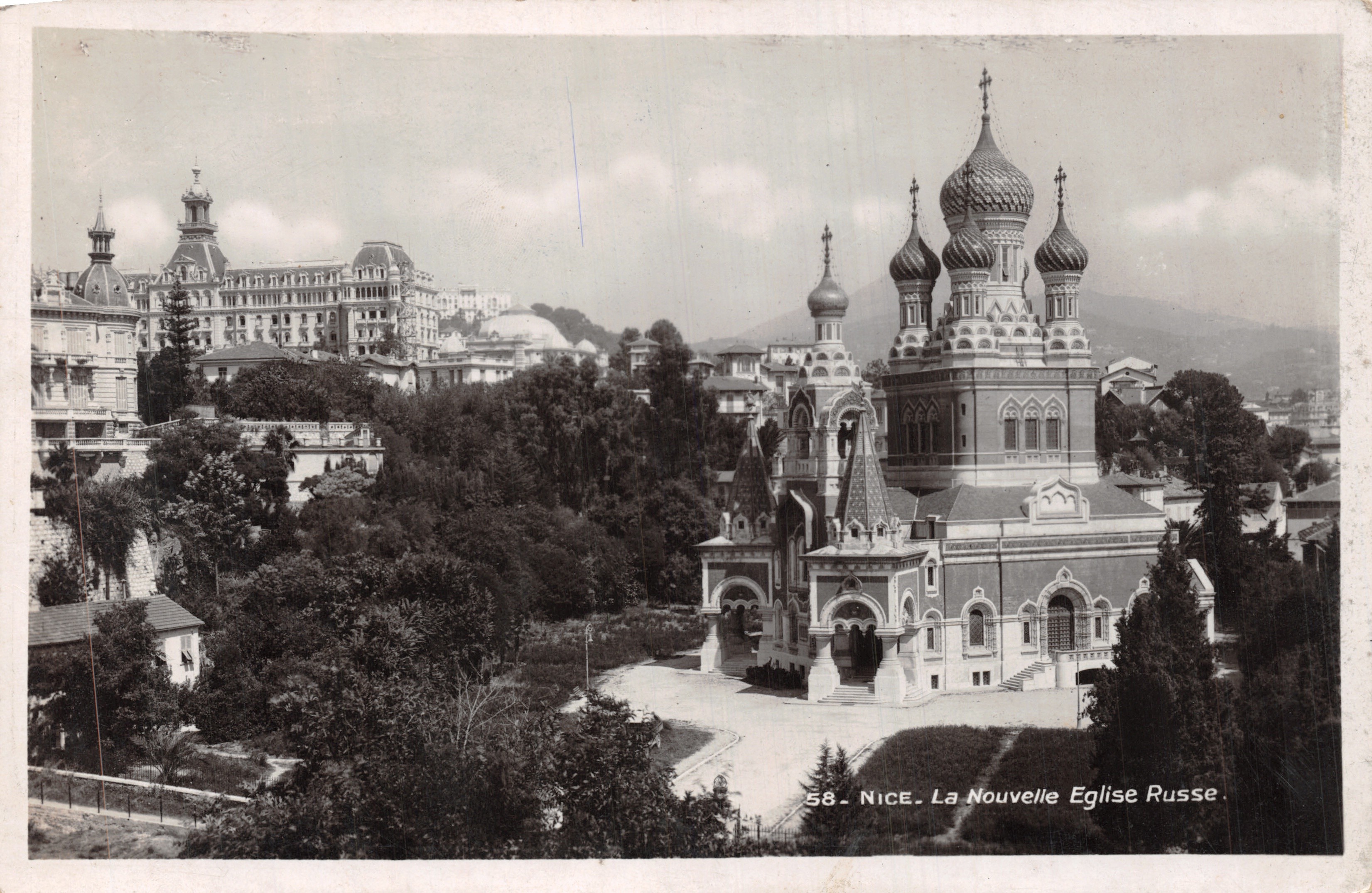 Nice - De Nieuwe Russische Kerk — uitgever J. GILLETТА & Cie, Nice, n° 58