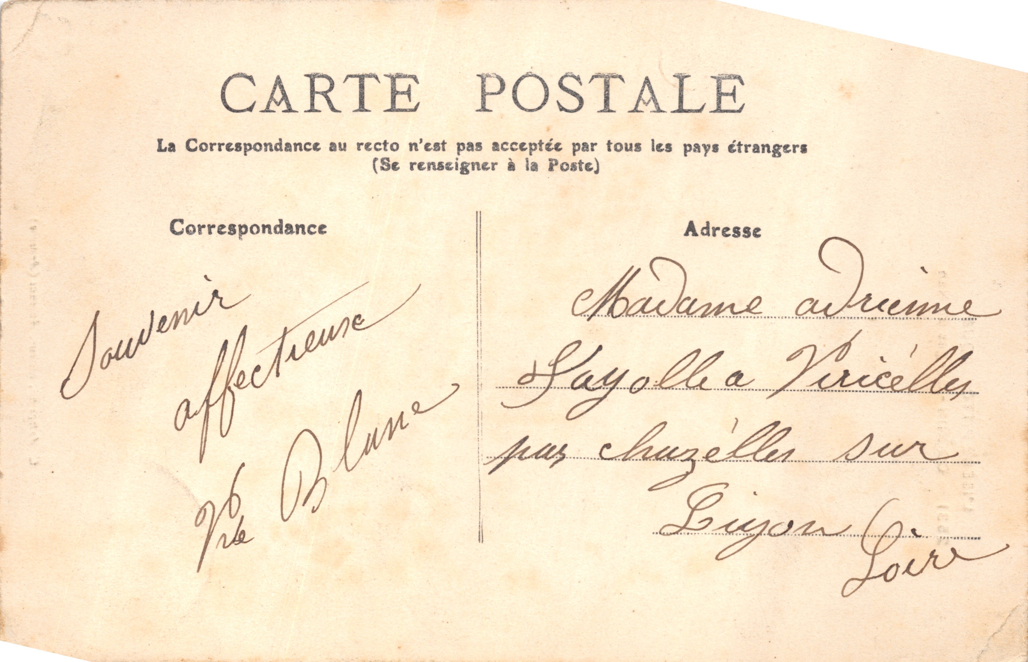 Gorges du Nan — paisaje de cañón en Isère — editor L'Isère Pittoresque, n.º 2531 — Reverso