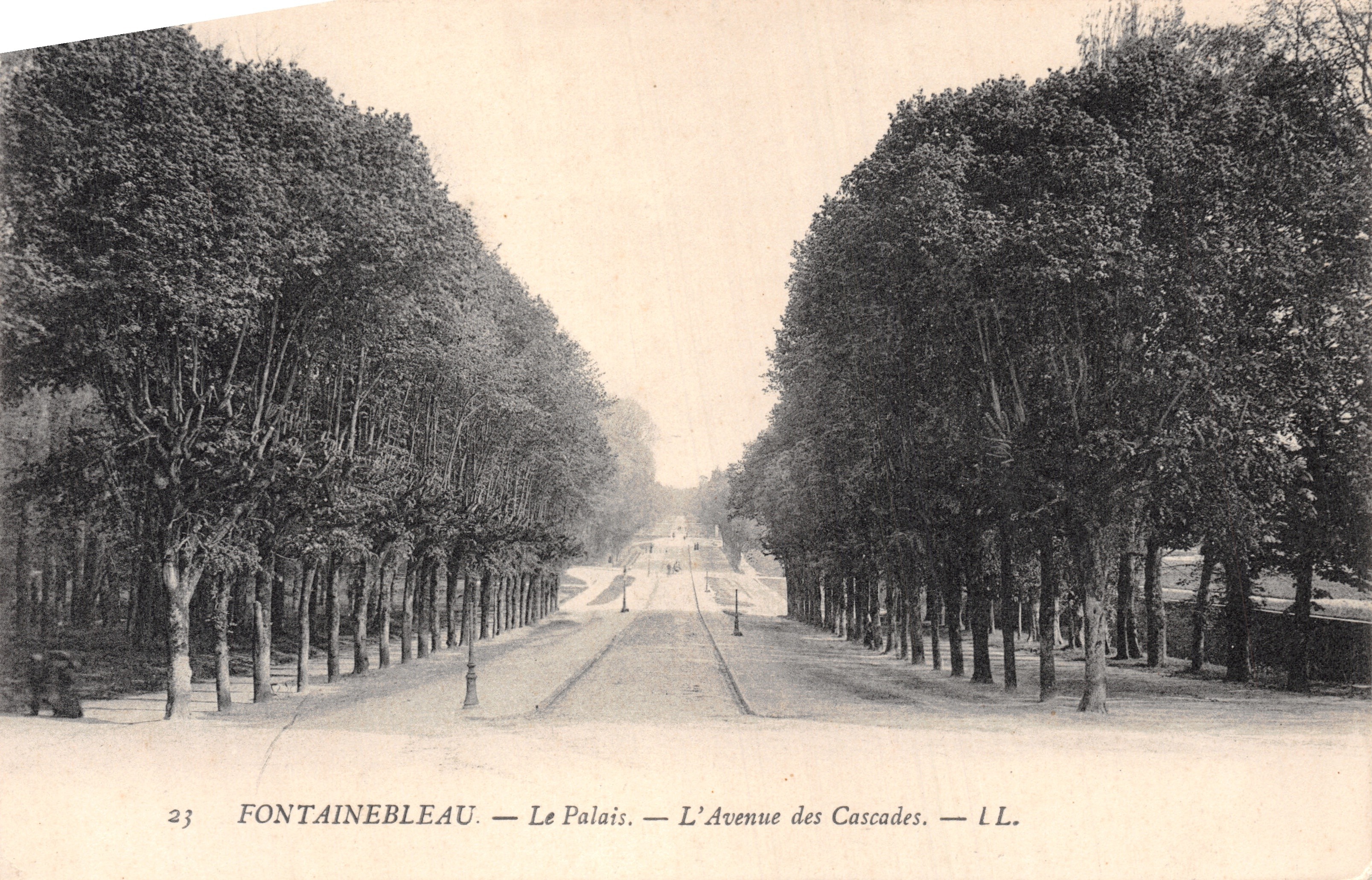 Fontainebleau — Le Palais — L'Avenue des Cascades — L.L