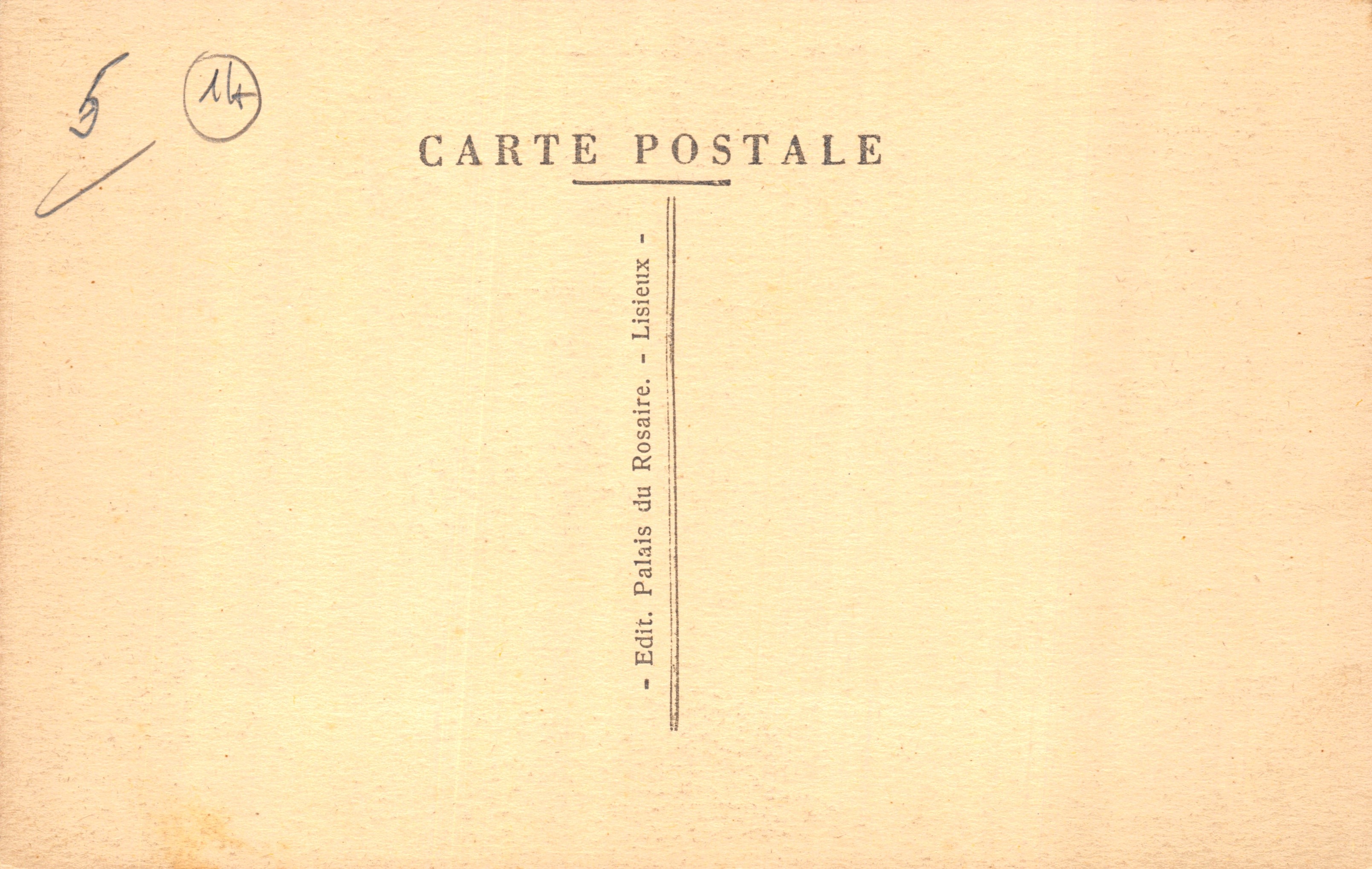 Lisieux — Le Jardin Public — éditeur Palais du Rosaire, n°19 — Reverso