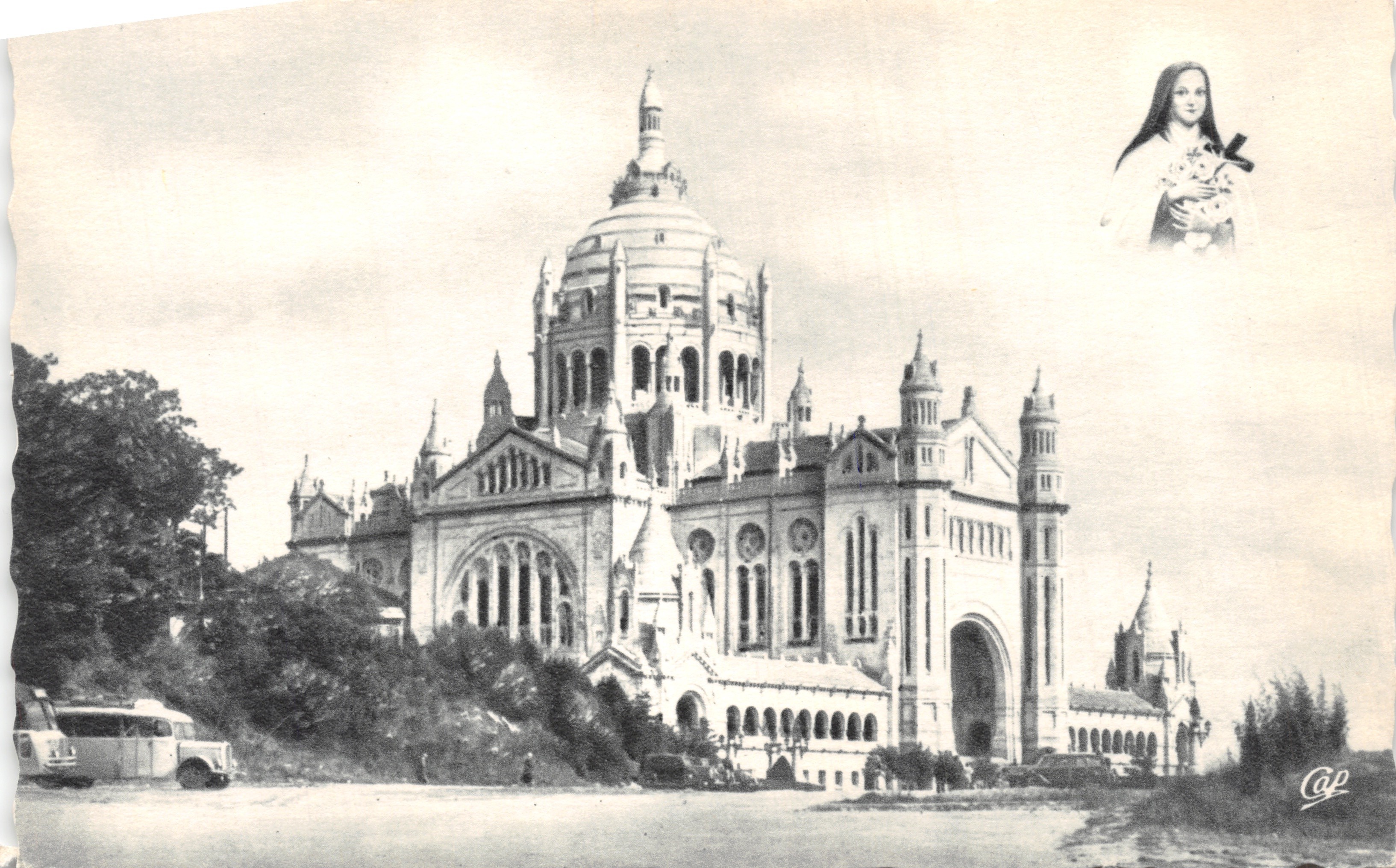 Basilica del Sacro Cuore di Montmartre — vista panoramica — editore Cie des Arts Photomécaniques, n. 42
