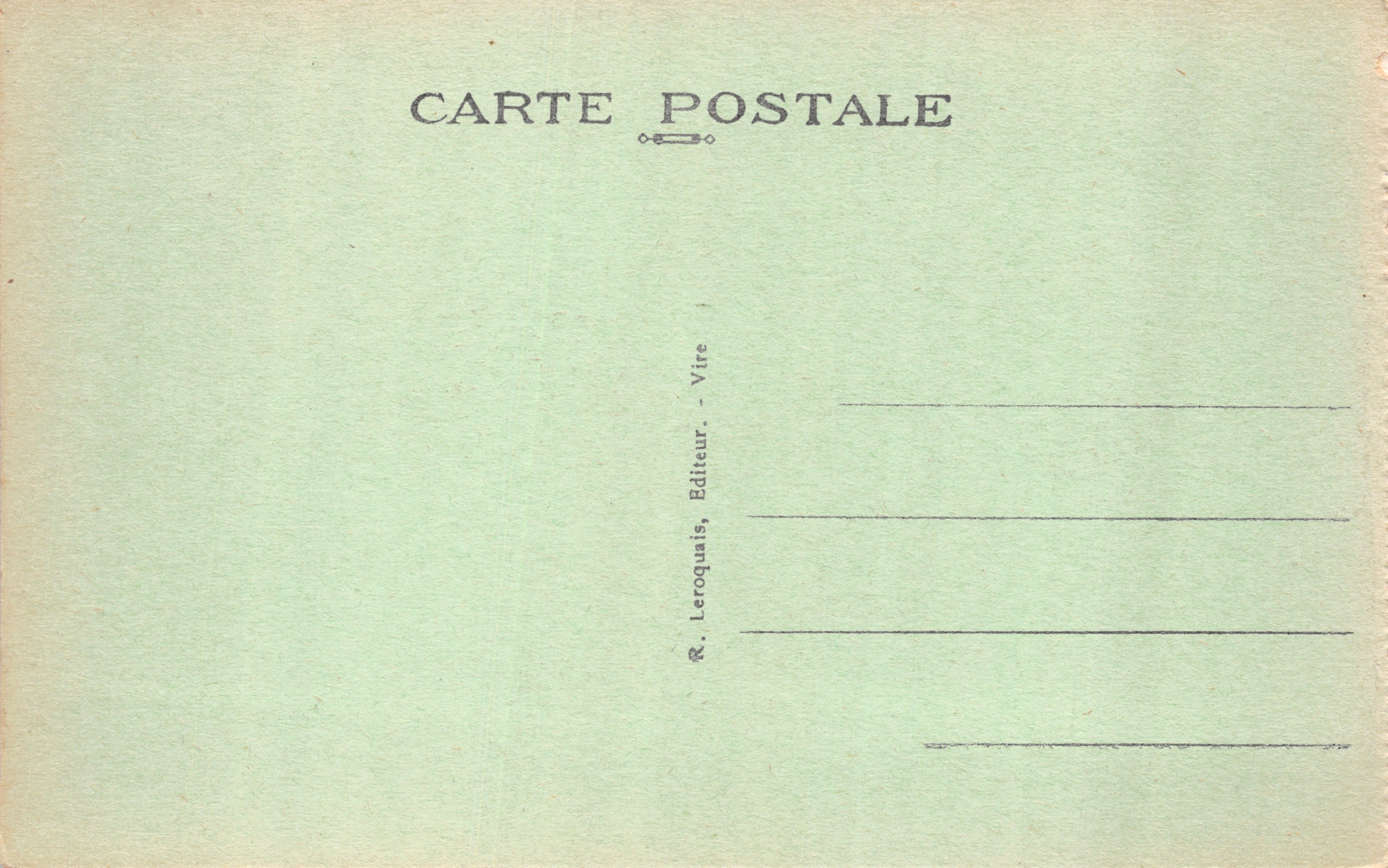 Cascata di Pont Es-Retours — vista della cascata che cade sui rocchi — editore R. Leroquais, Vire — Verso