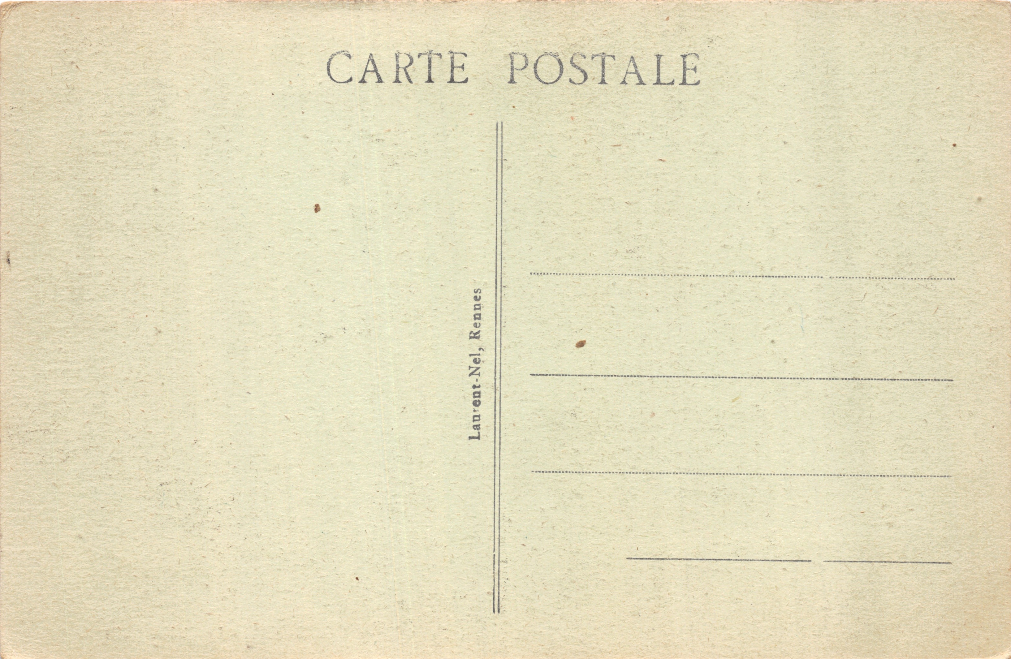 Monte San Michel — Il Cloître (XIII secolo) — editore Laurent-Nel, Rennes, n. 417 — Verso