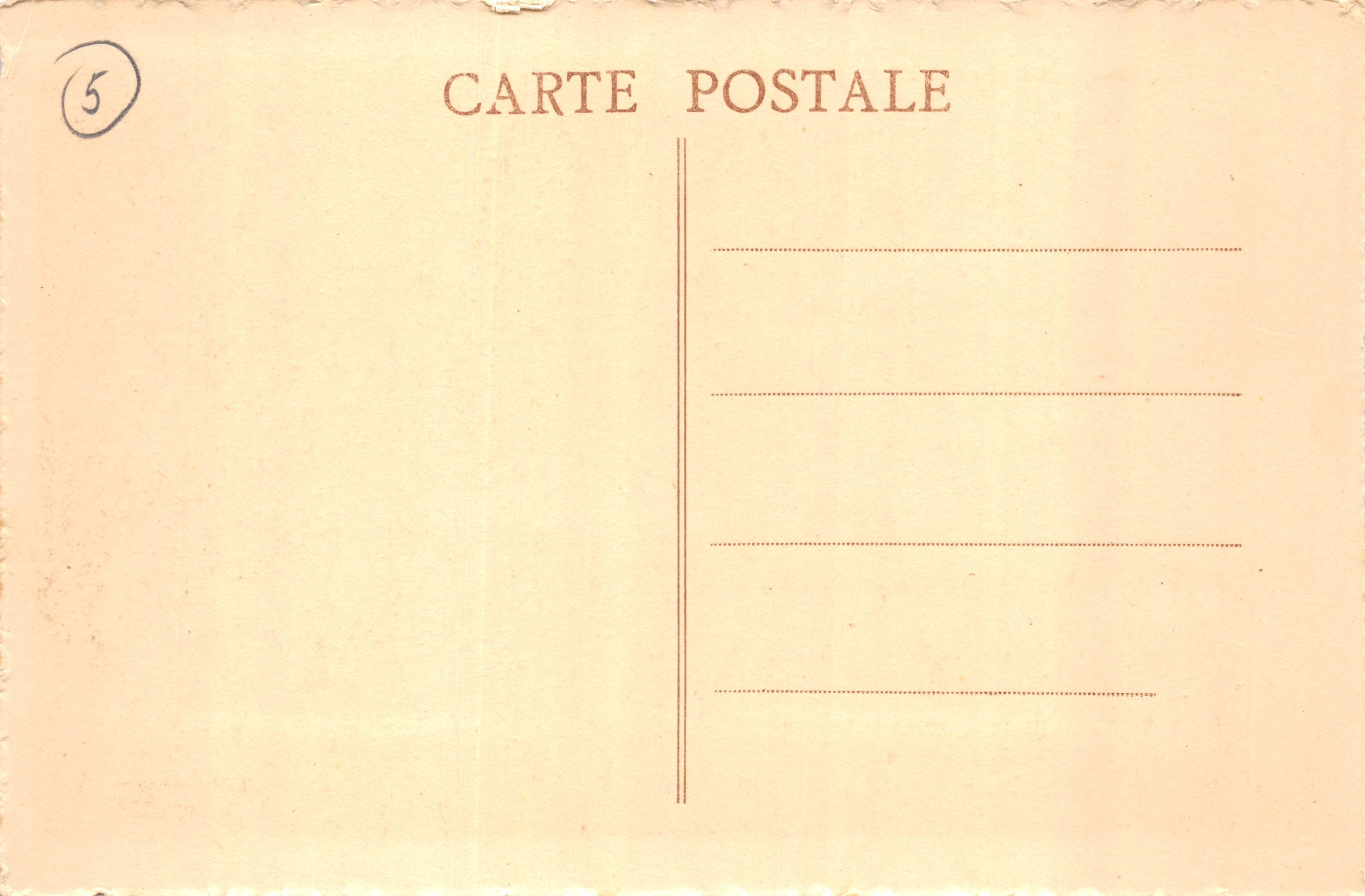 Deauville — Interior del Altrium — editor no identificado, número de serie 5 — Reverso