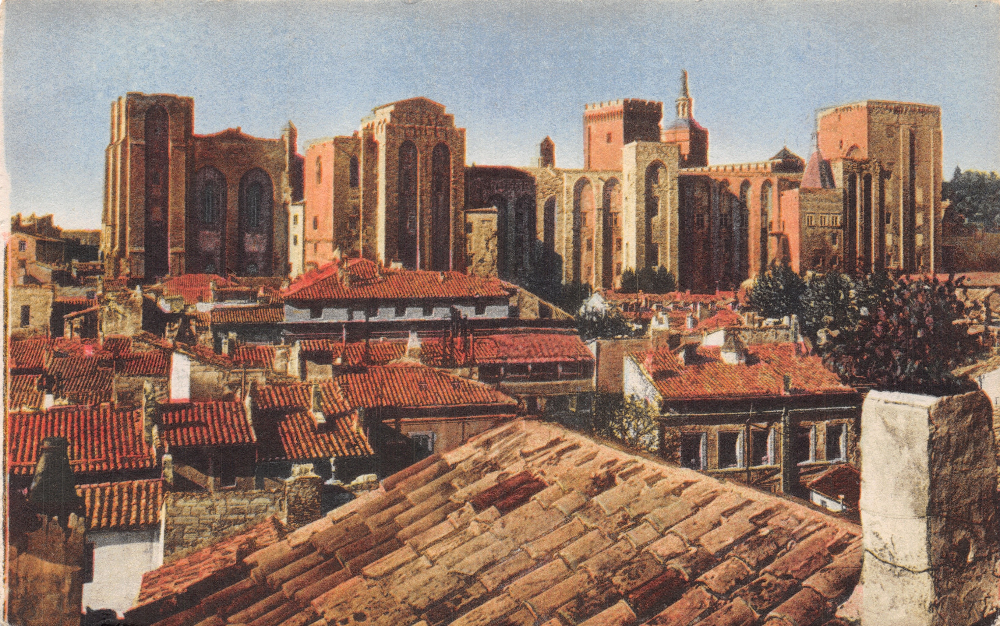 Avignon — Palazzo dei Papi, lato Est — Éditions Bella
