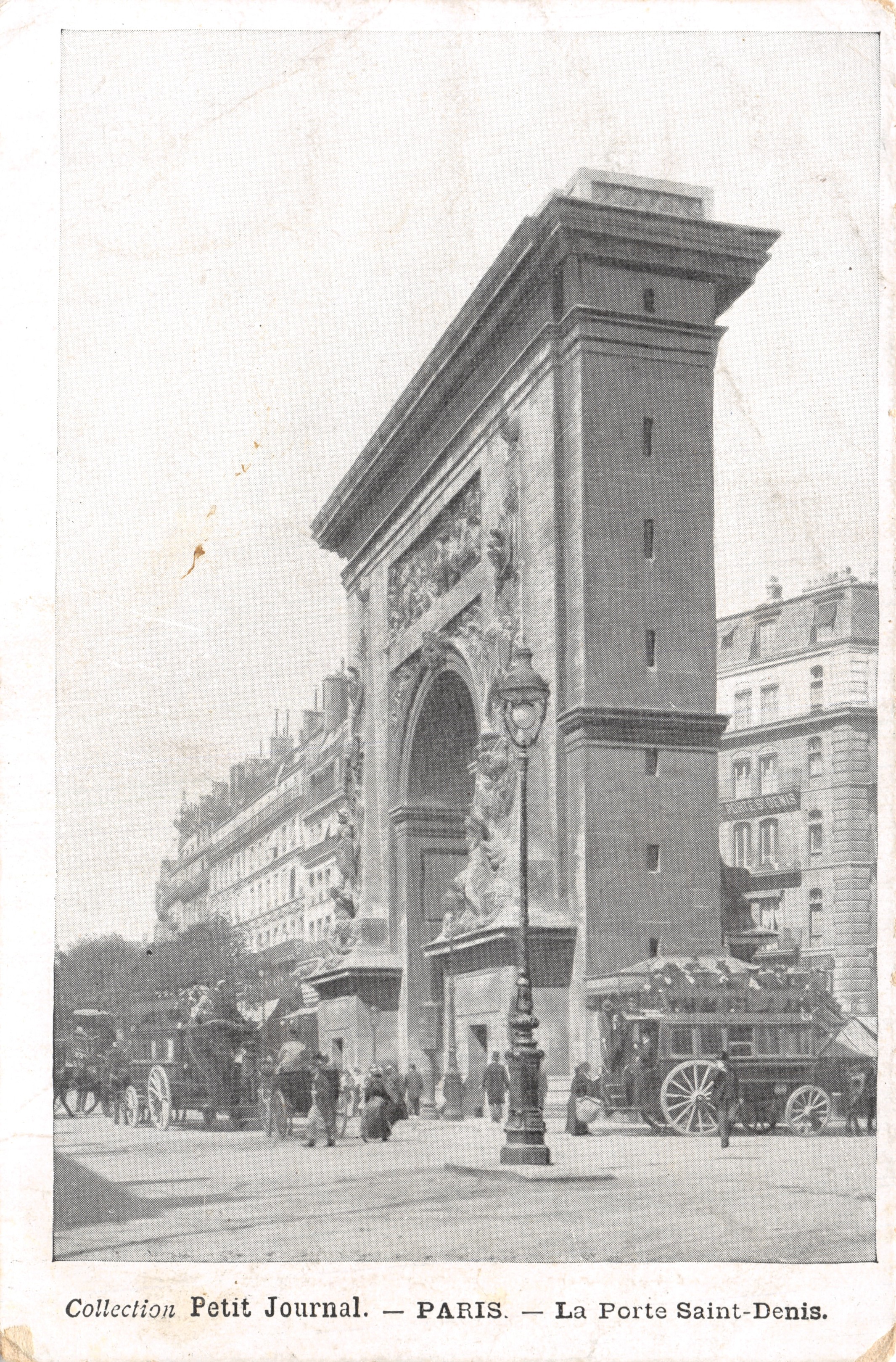 Parigi — La Porta Saint-Denis — Collection Petit Journal