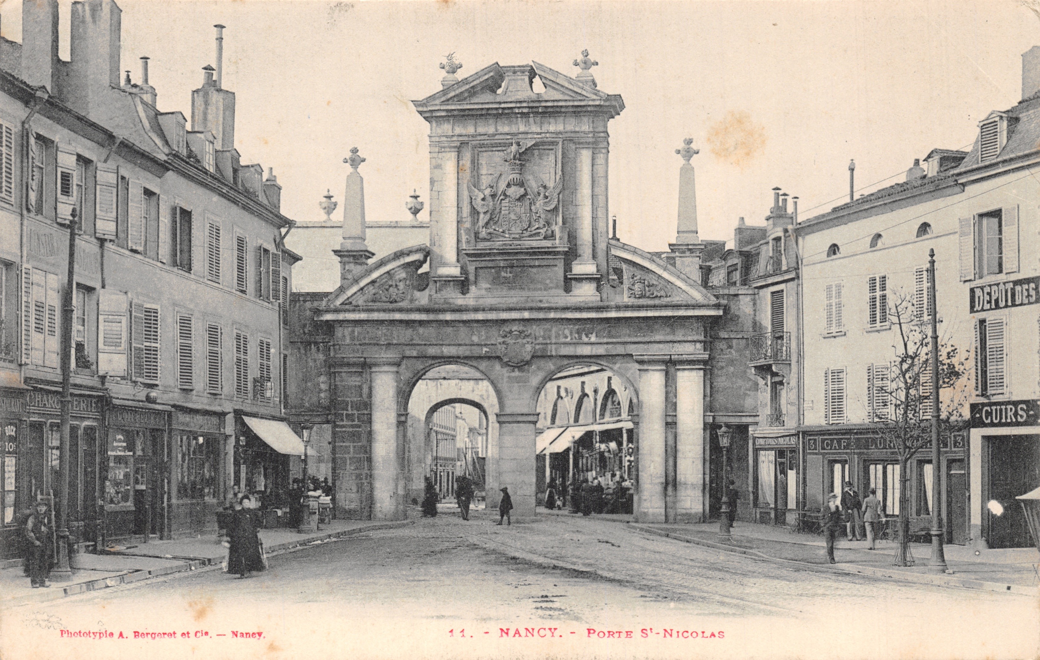 Nancy — Porte Saint-Nicolas — Phototypie A. Bergorat et Cie, Nancy