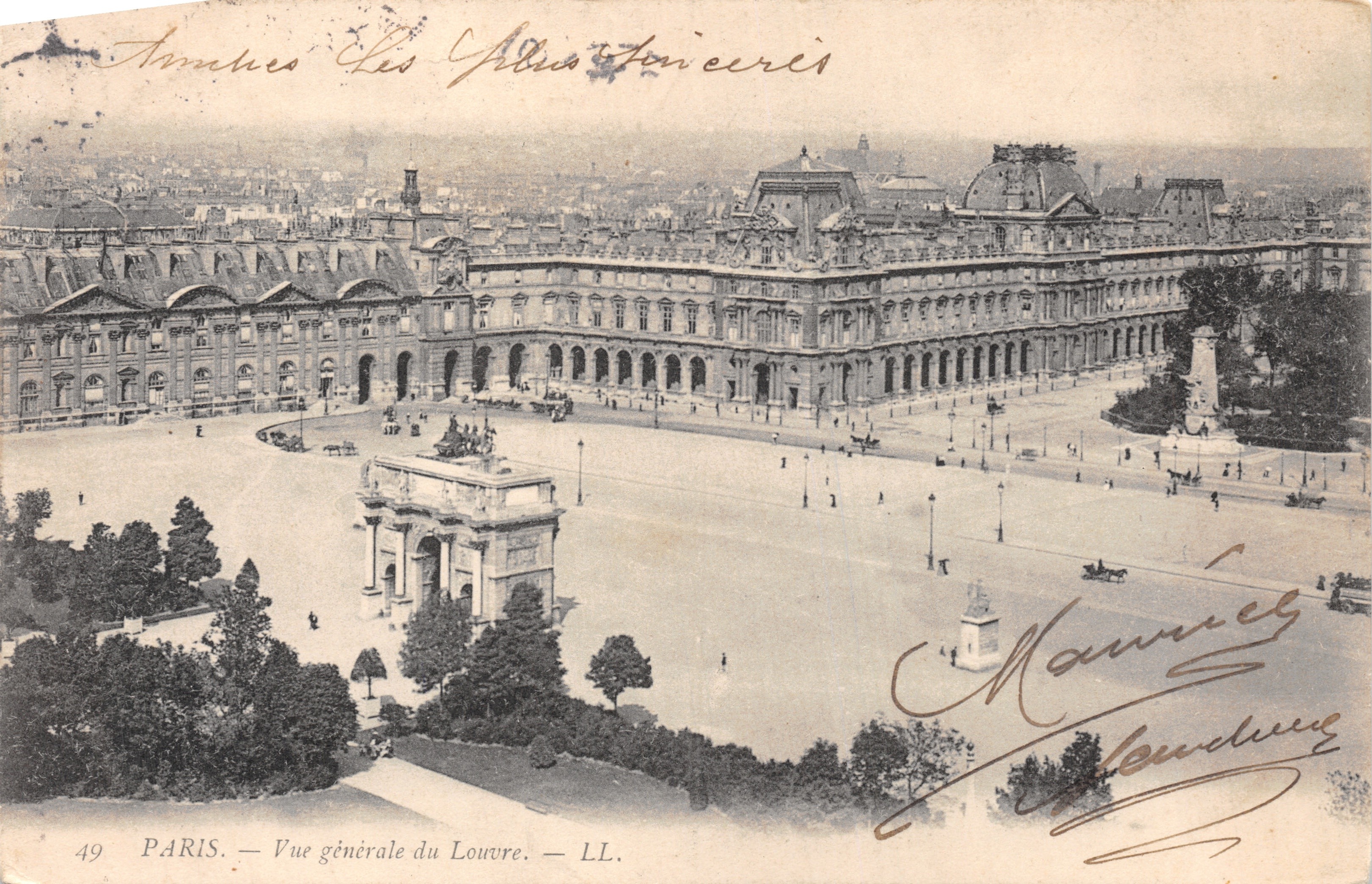 Paris — Vue générale du Louvre — LL. n°49