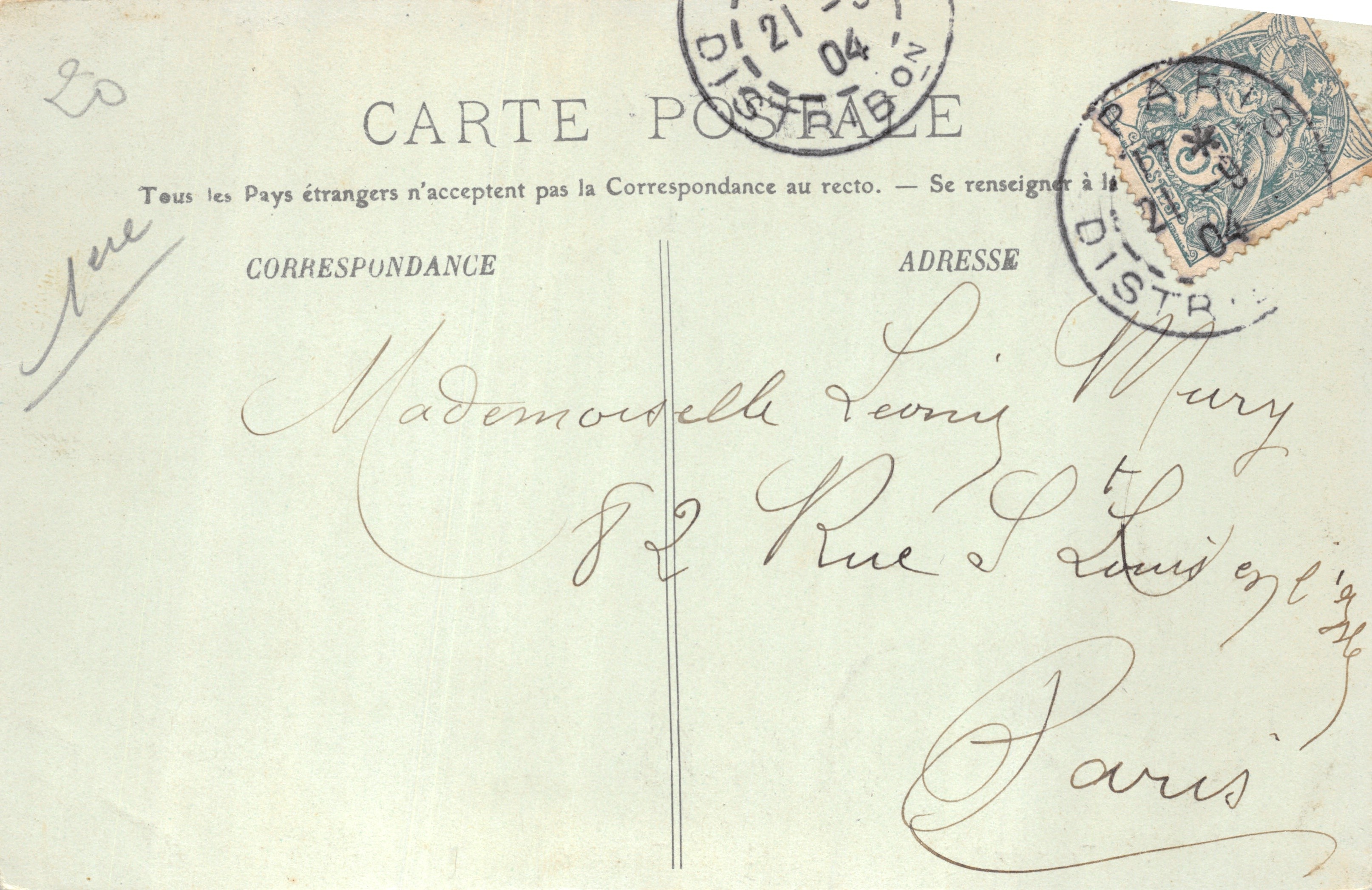 Paris — Vue générale du Louvre — LL. n°49 — Reverso