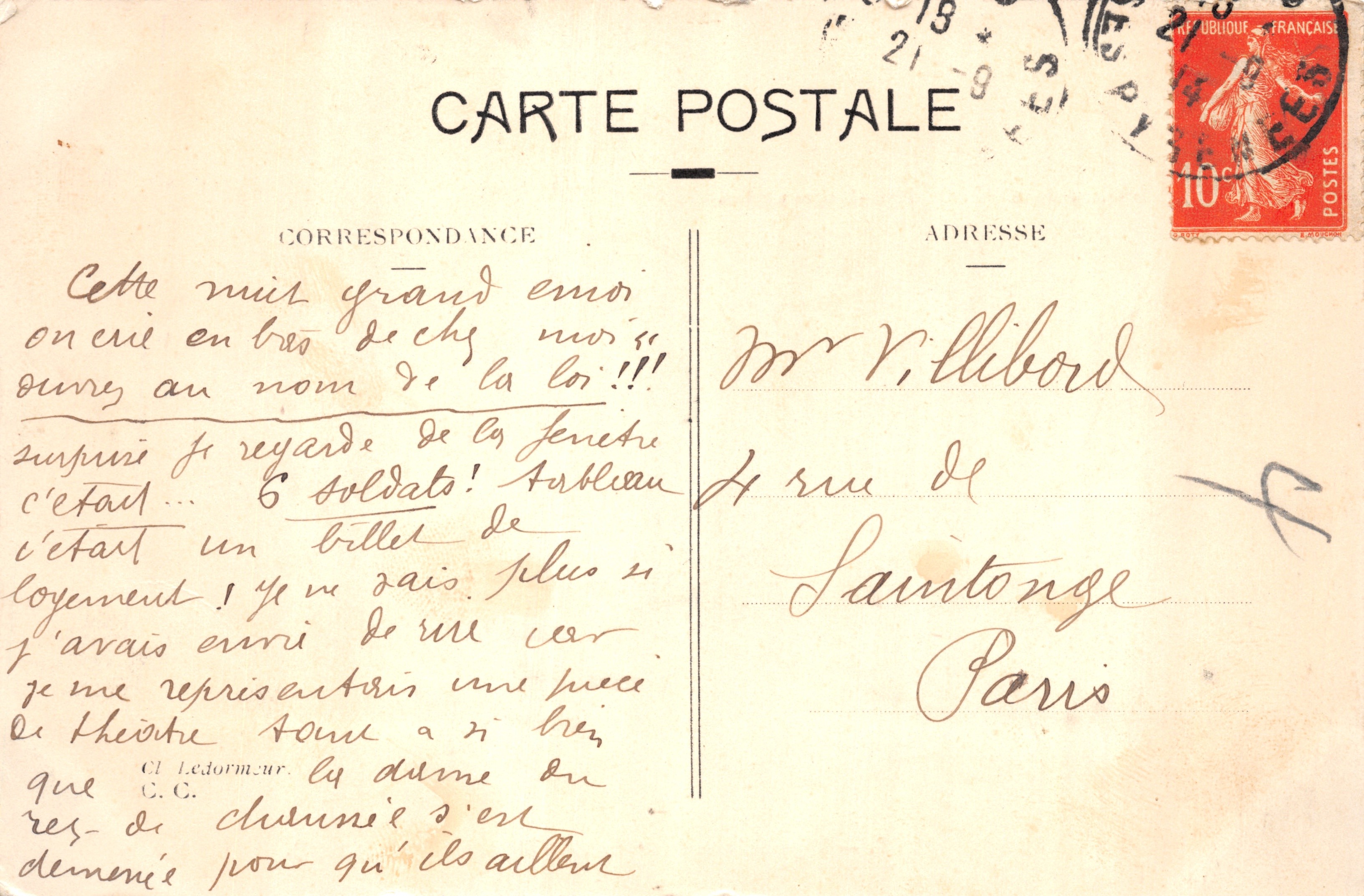 Die Pyrenäen — Vignemale und Montferrat, vom Nordende von Tapou (Höhe 3.147 m) — Verlag nicht sichtbar — Rückseite