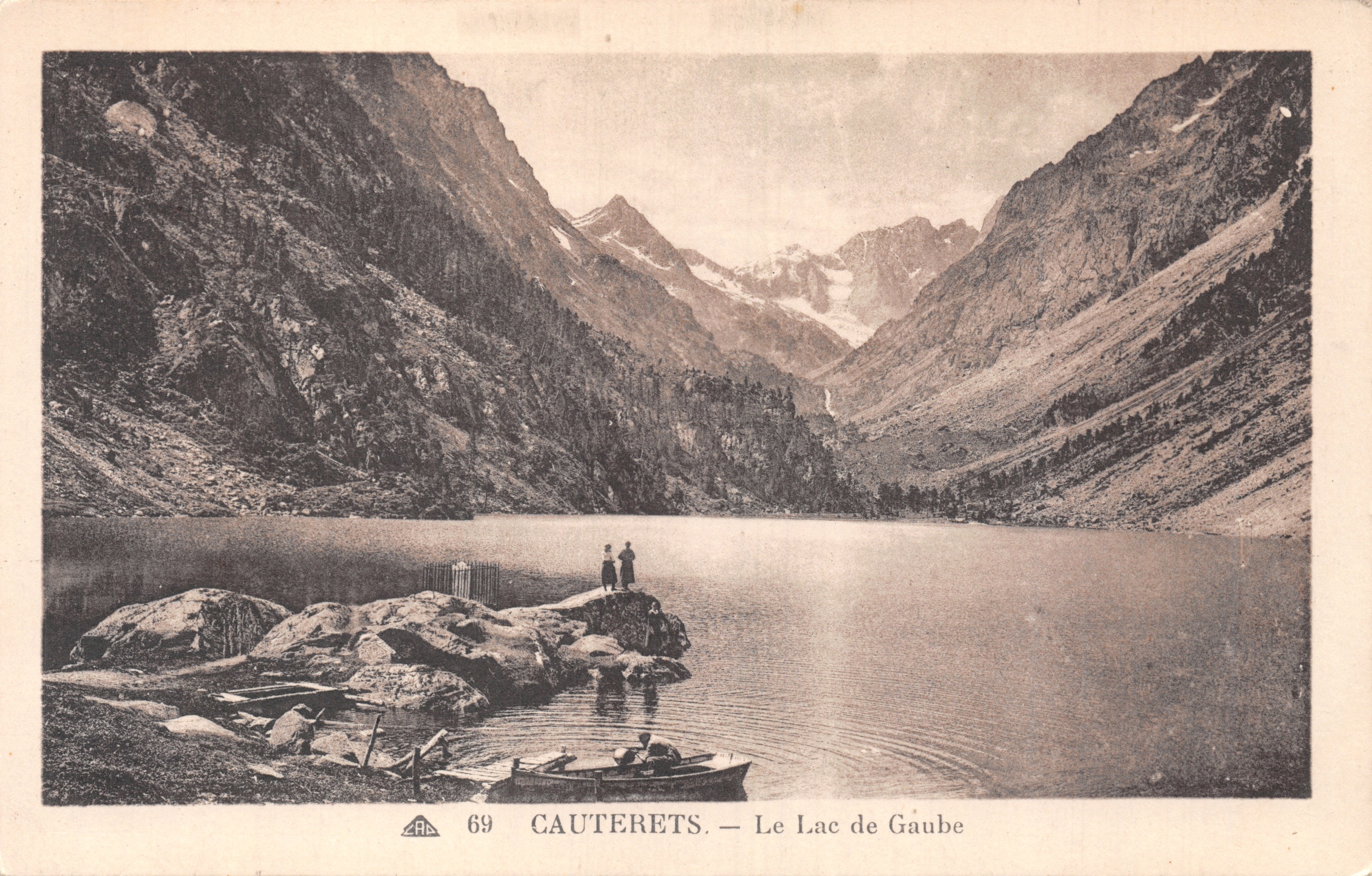 Cauterets — Het meer van Gaube — uitgever C° Alsacienne des Arts — n° 69