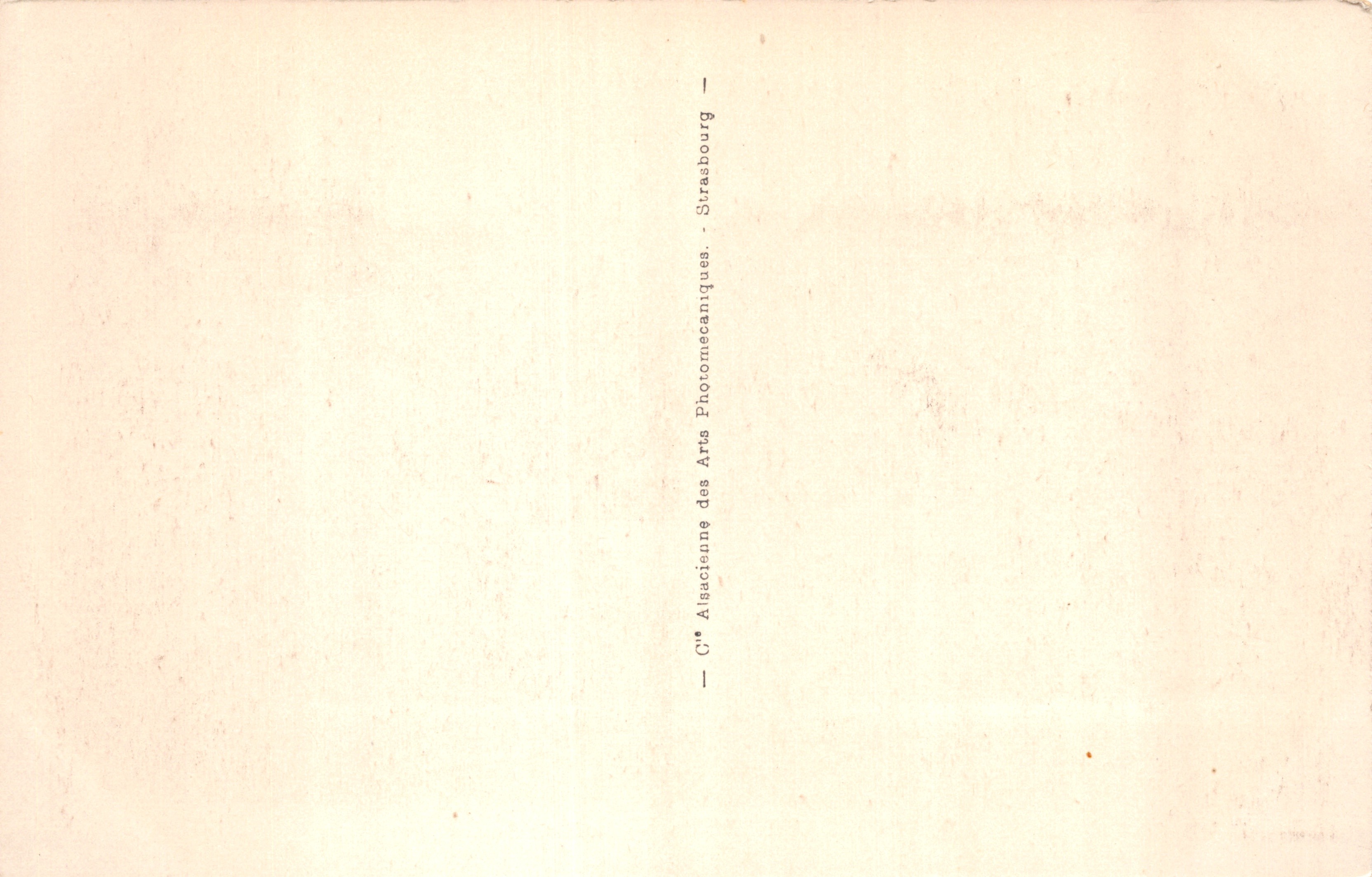 Cauterets — Het meer van Gaube — uitgever C° Alsacienne des Arts — n° 69 — Achterkant