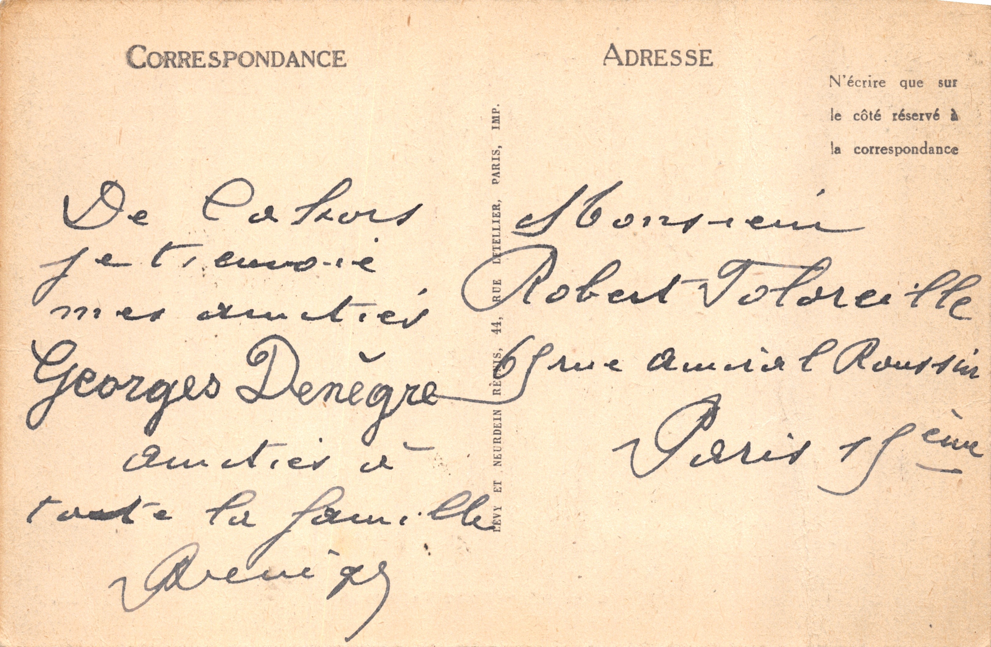 Cahors — Pont Valentré — éditeur LL, n° 120 — Achterkant
