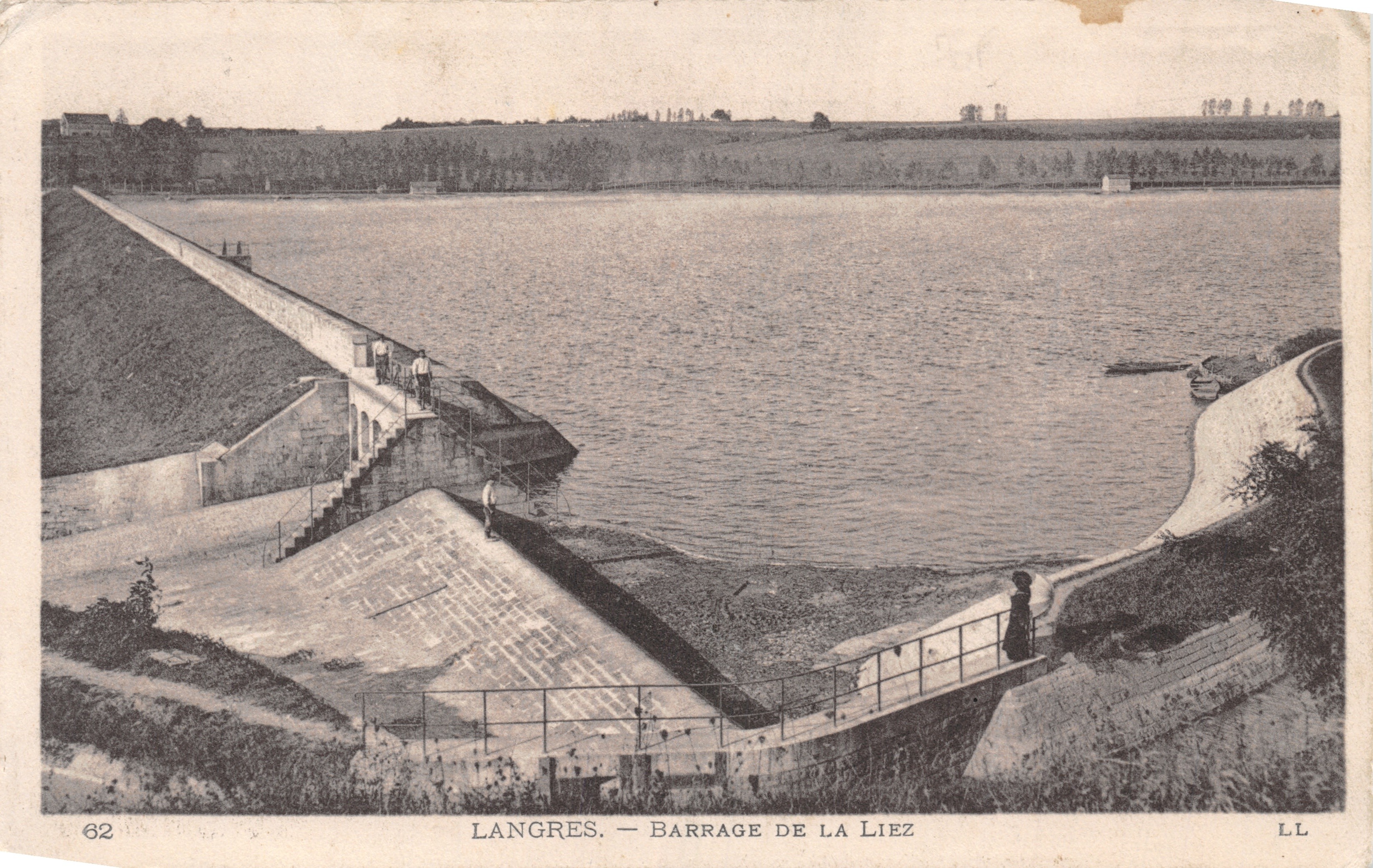 Langres — Barrage de la Liez — éditeur LL, n° 62