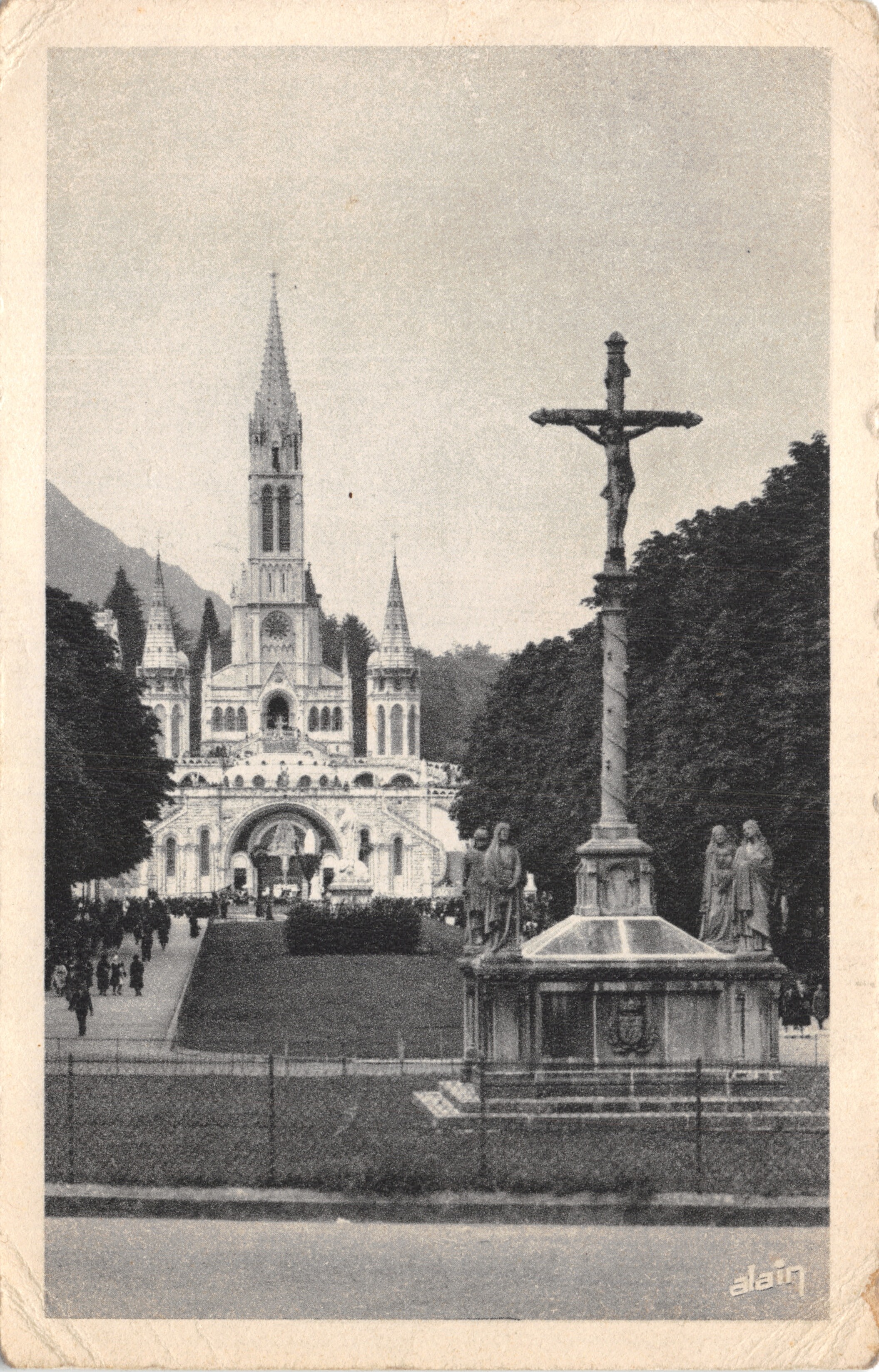Lourdes — Basílica y Calvario Bretón — Éditions d'Art Alain