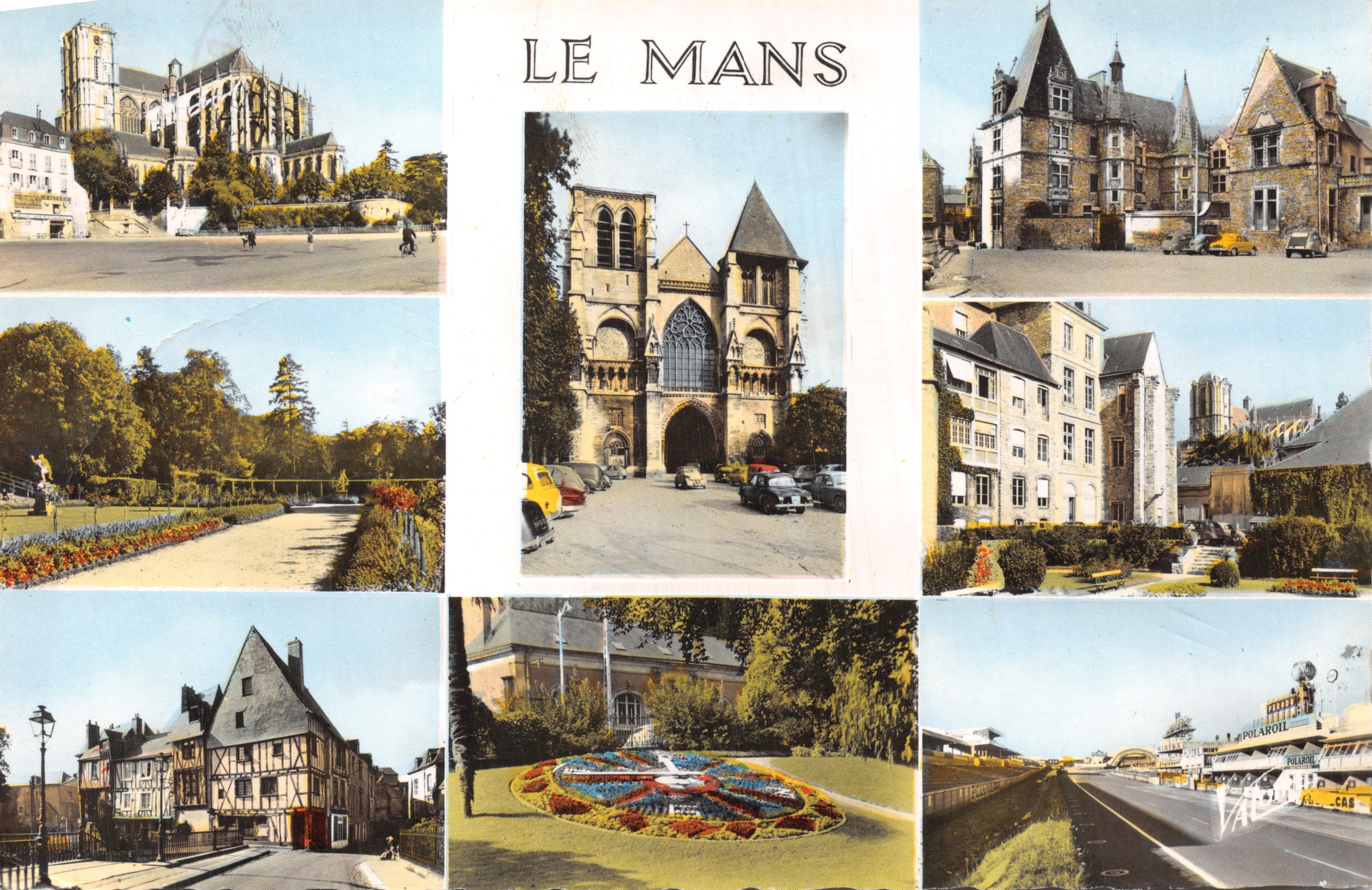 Le Mans — Cattedrale, giardino, orologio a fiori e circuito — Edizioni ROMACOLOR