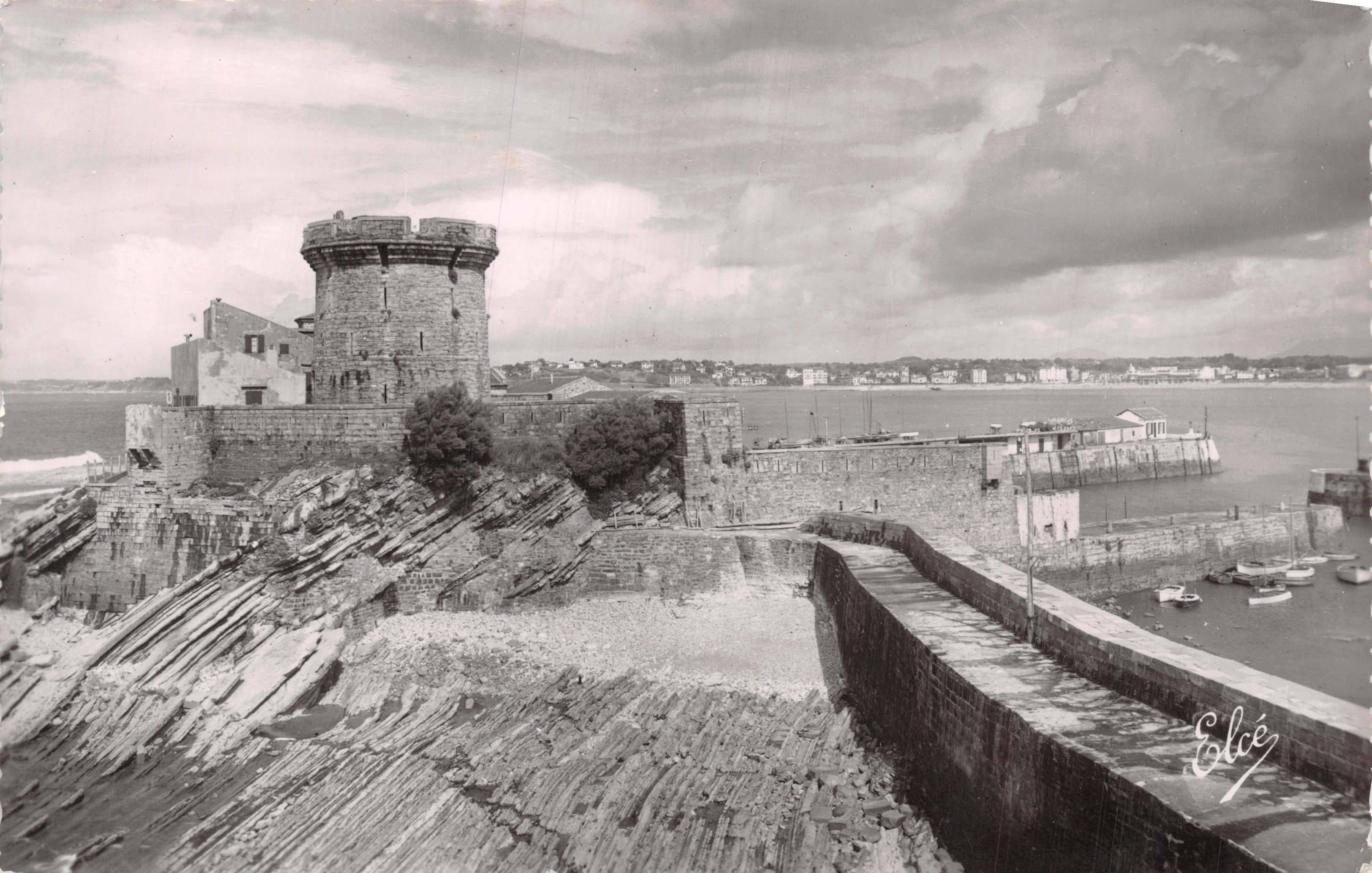 Het Fort van Socoa en de baai van St-Jean-de-Luz — uitgever L. Chatagneau, nr. 1285