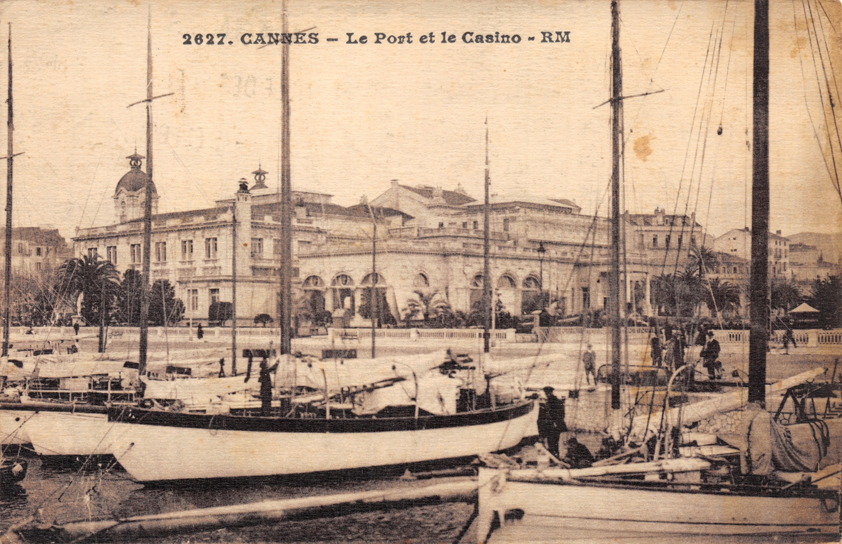 CANNES — Le Port et le Casino — RM