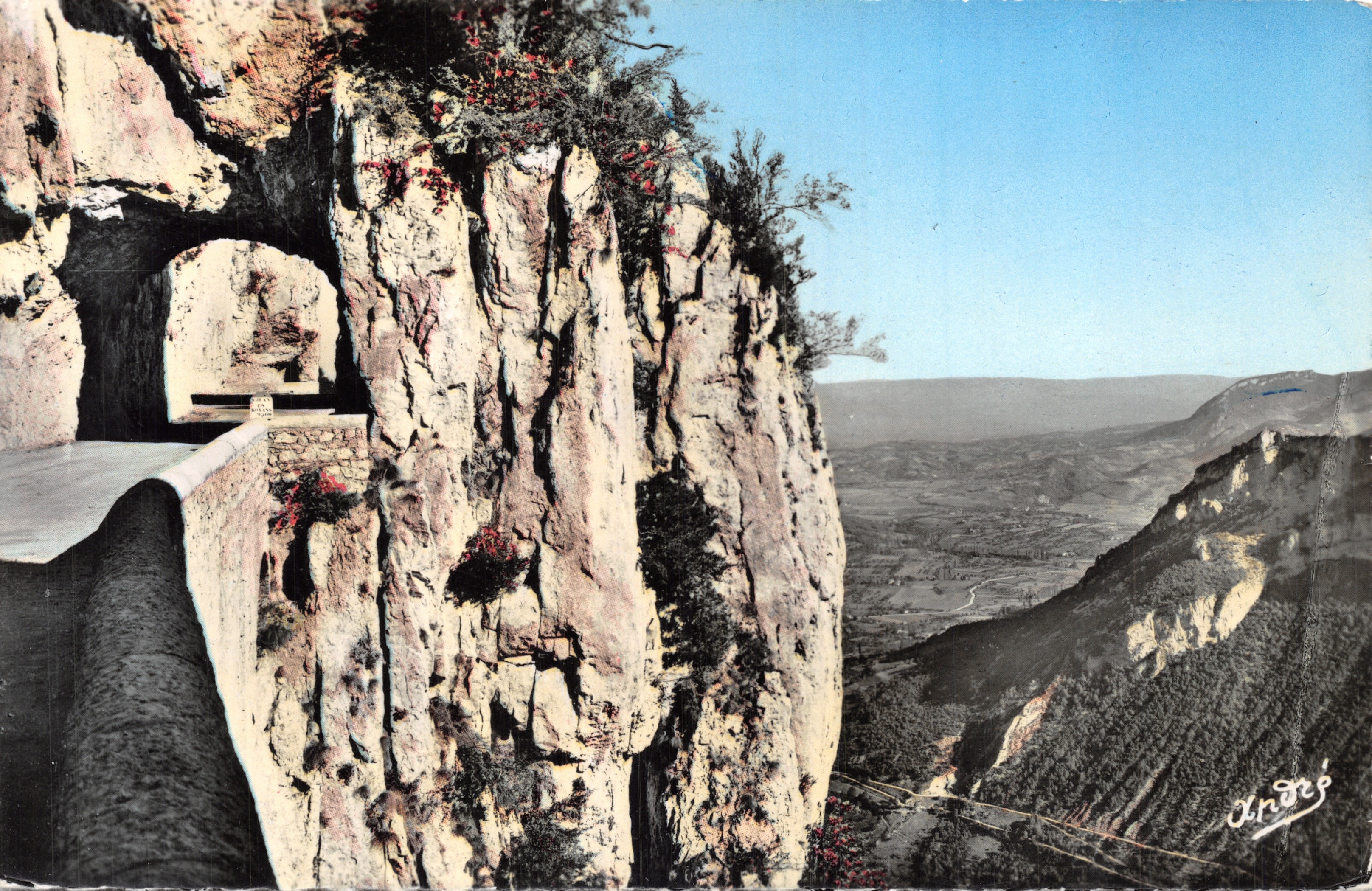 Vista del canyon della Combe — editore André, Grenoble