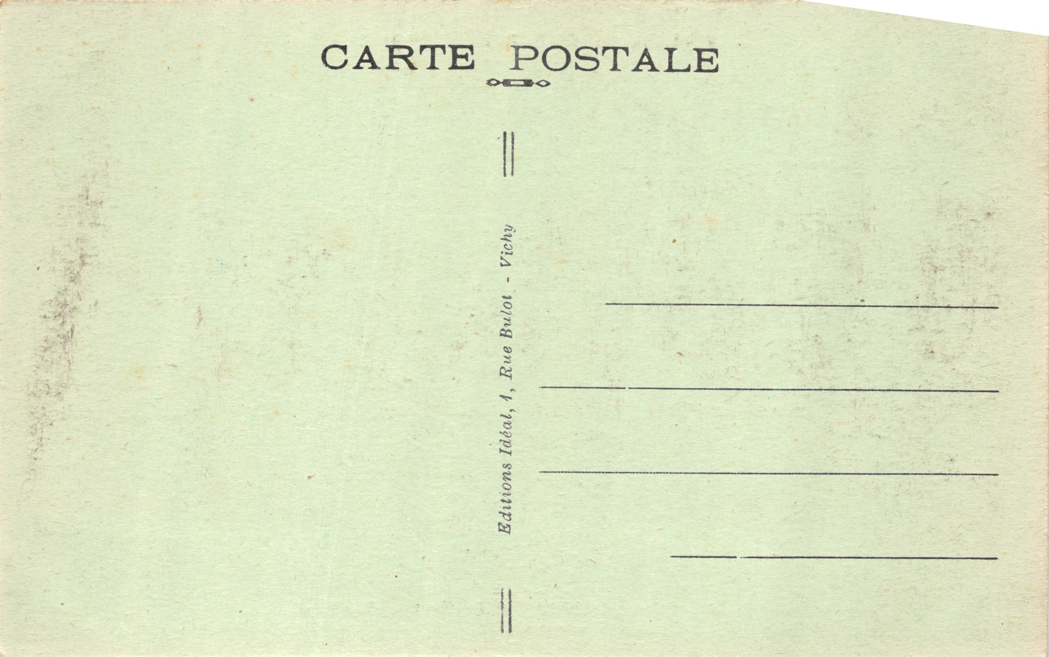 Château de Cordès — Uitzicht van de Westelijke Kust — Uitgever Idéal, n° 4548 — Achterkant
