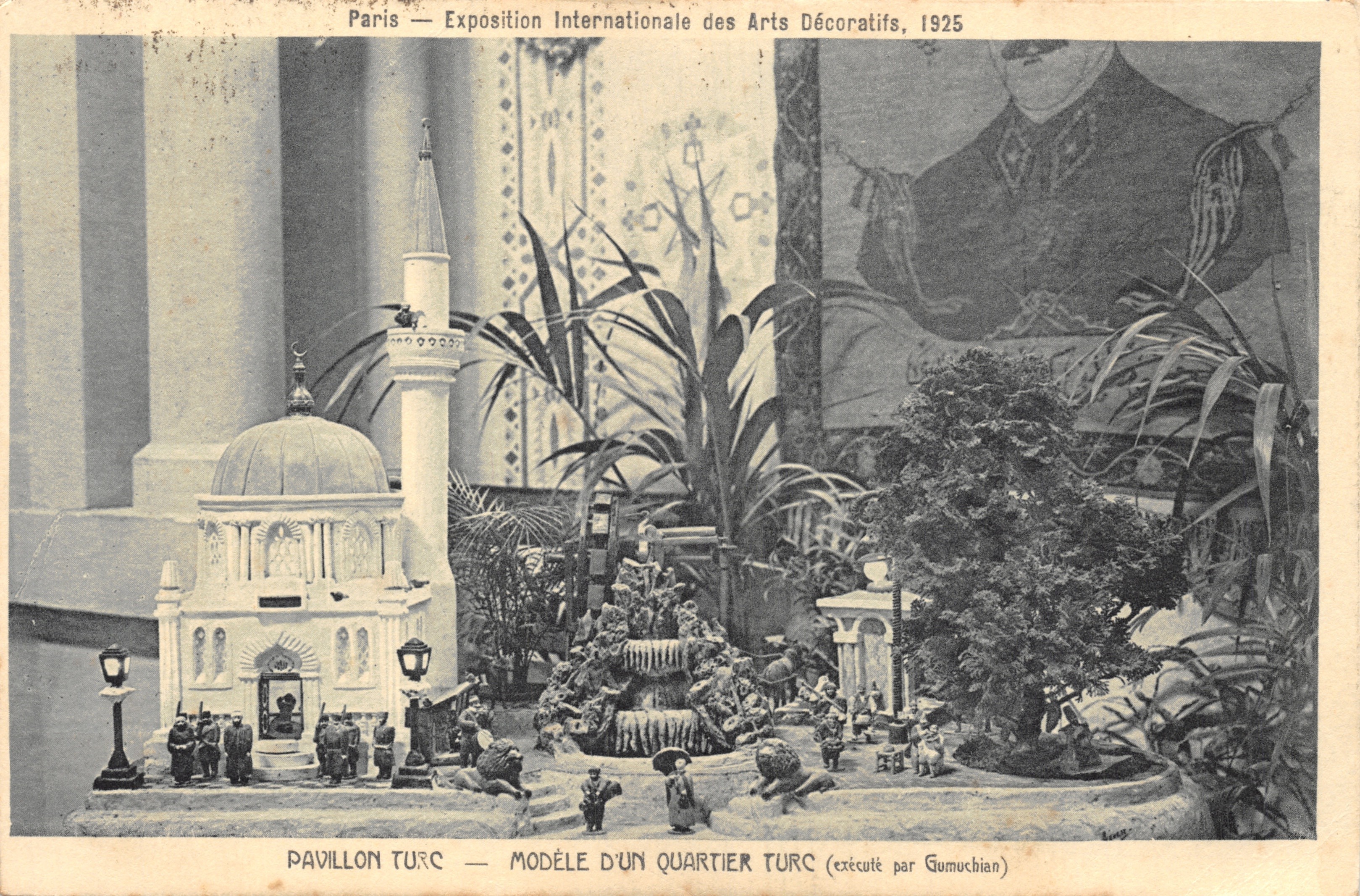 Paris — Exposition Internationale des Arts Décoratifs, 1925 — Pavillon Turc — Modèle d'un quartier turc (exécuté par Gumuchian)